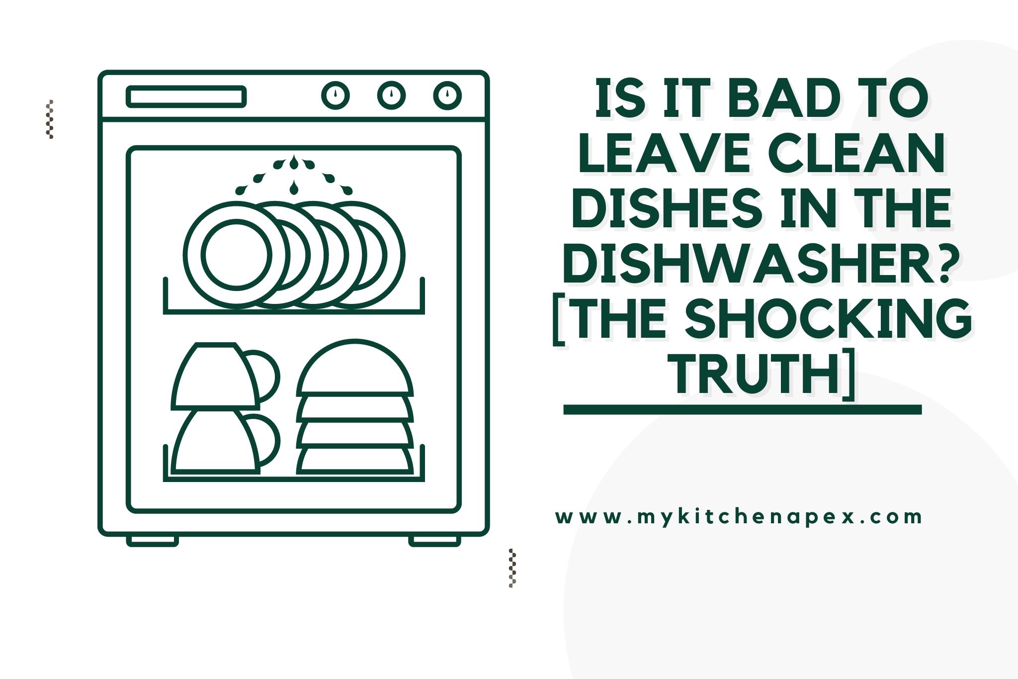 Is It Bad To Leave Clean Dishes In The Dishwasher? [The SHOCKING Truth]
