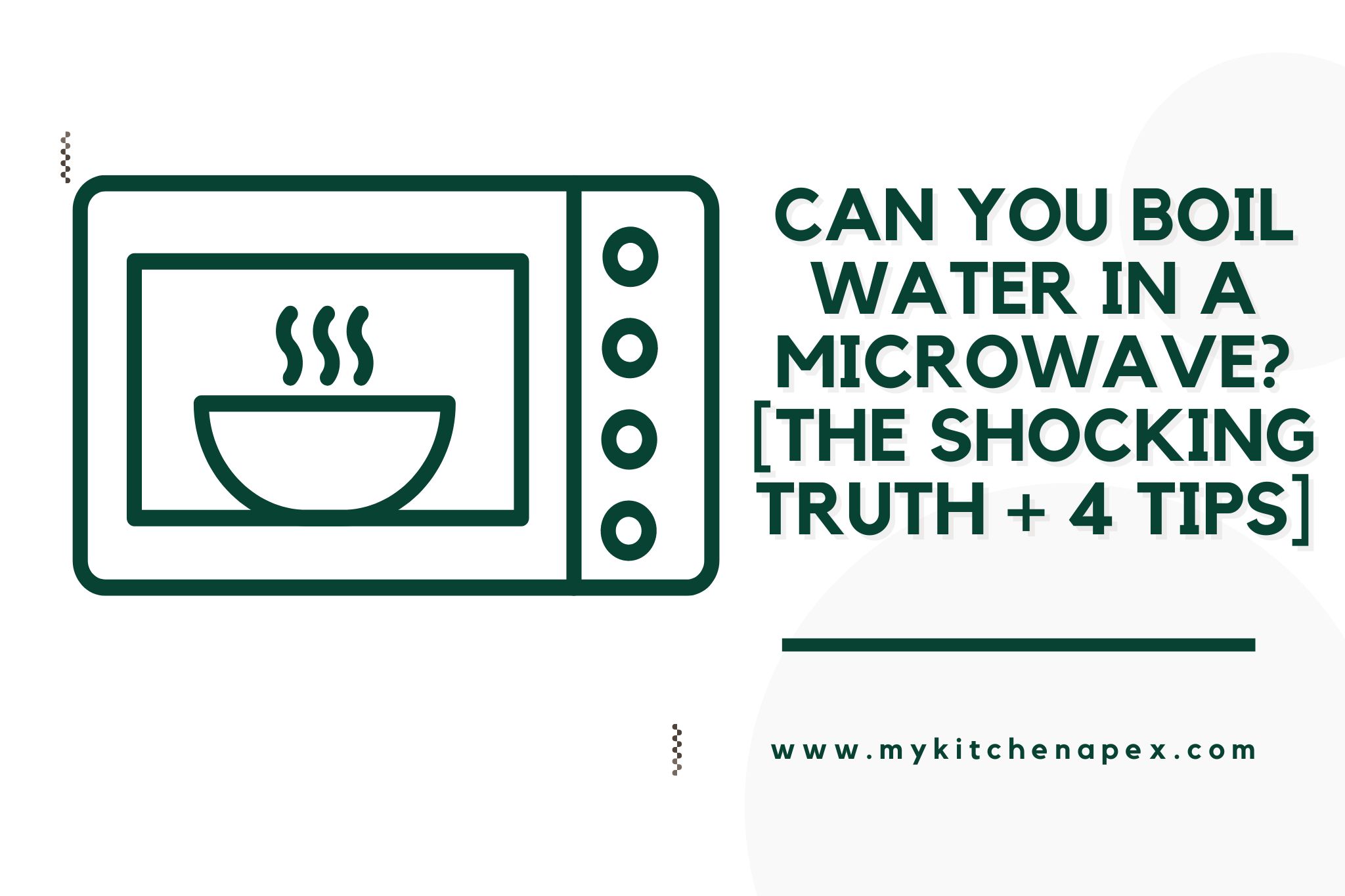 CAN YOU BOIL WATER IN A MICROWAVE? [The SHOCKING Truth + 4 Tips]