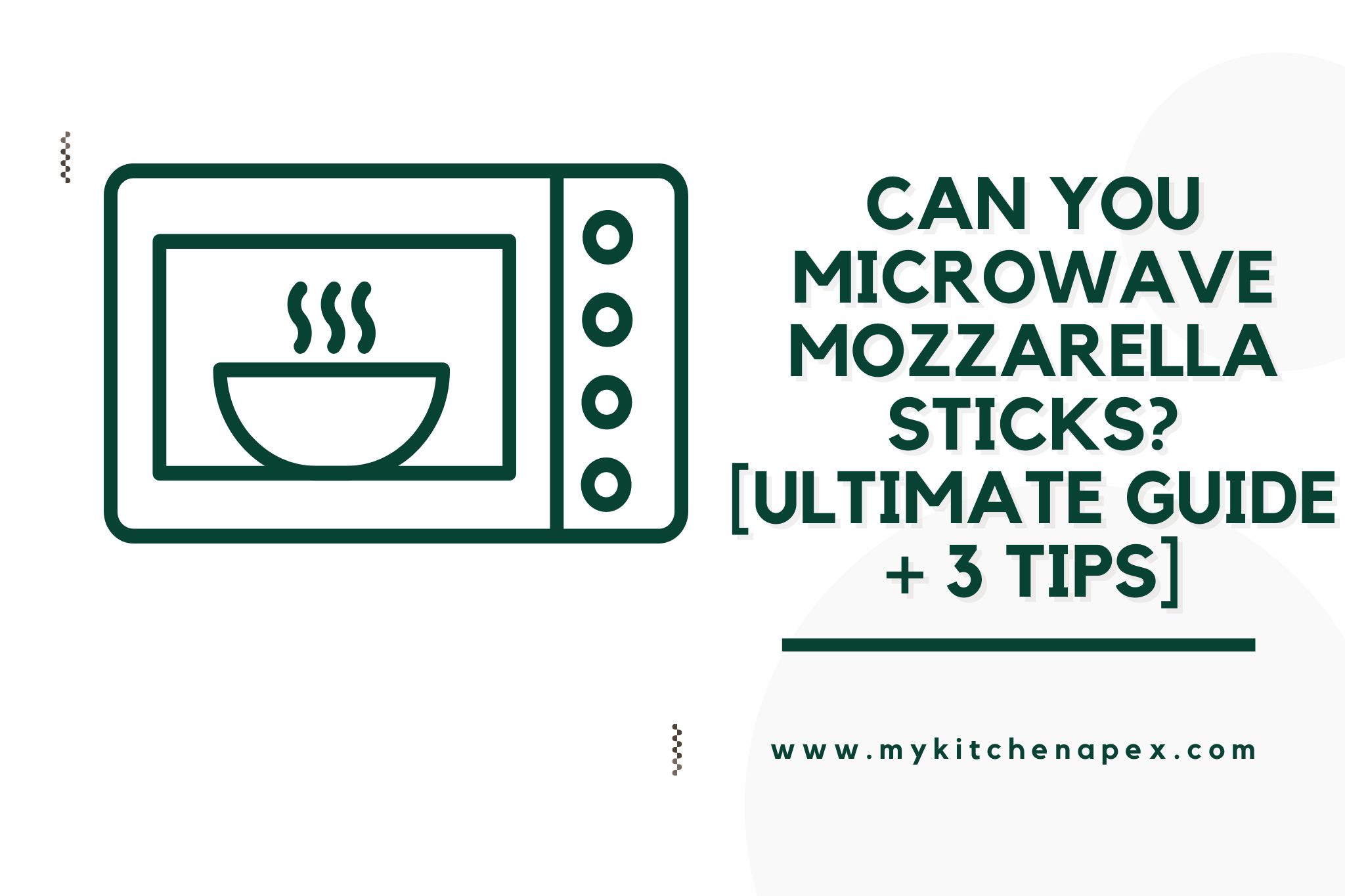 Can You Microwave Mozzarella Sticks? [ULTIMATE Guide + 3 Tips]