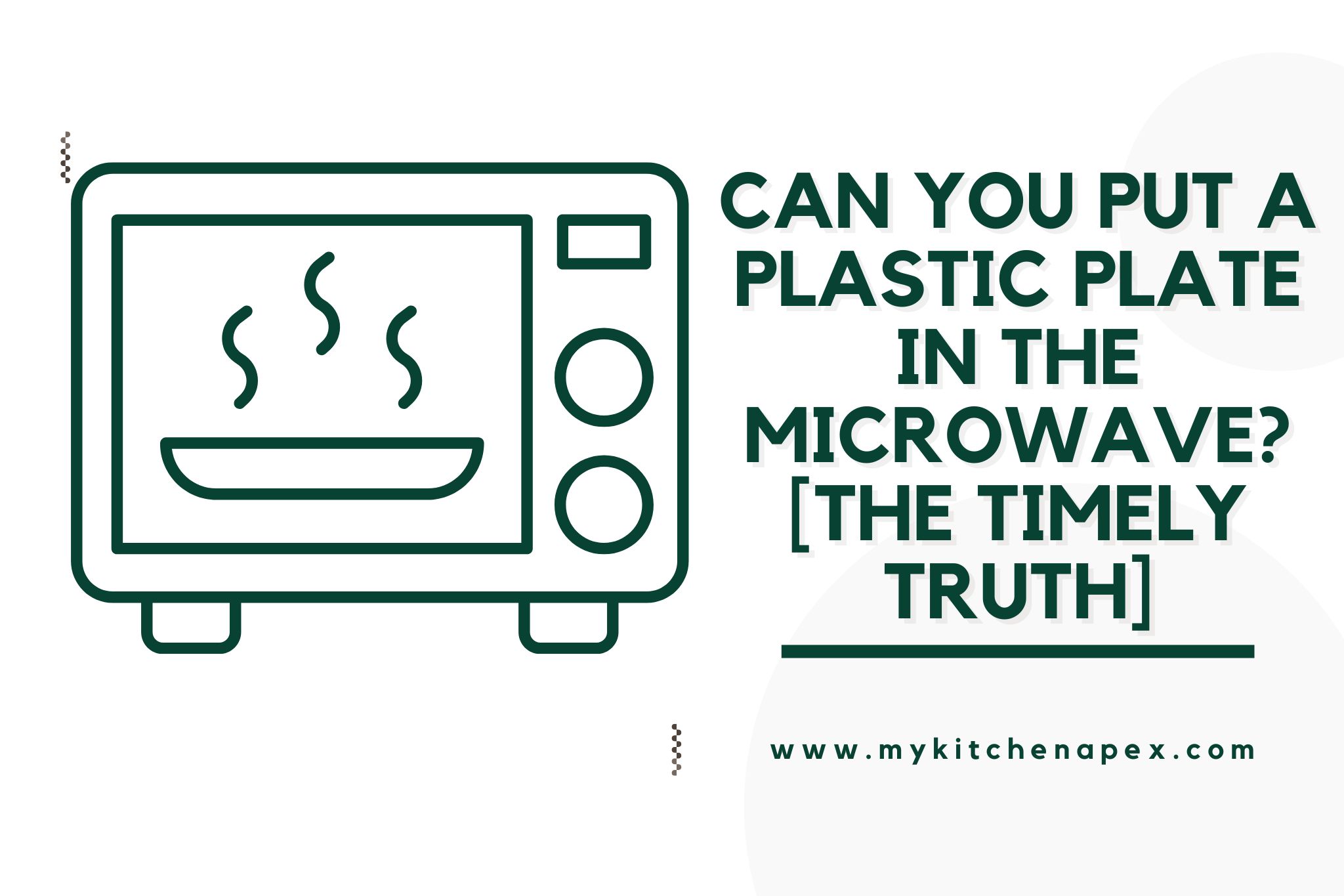 Can You Put A Plastic Plate In The Microwave? [The Timely TRUTH]