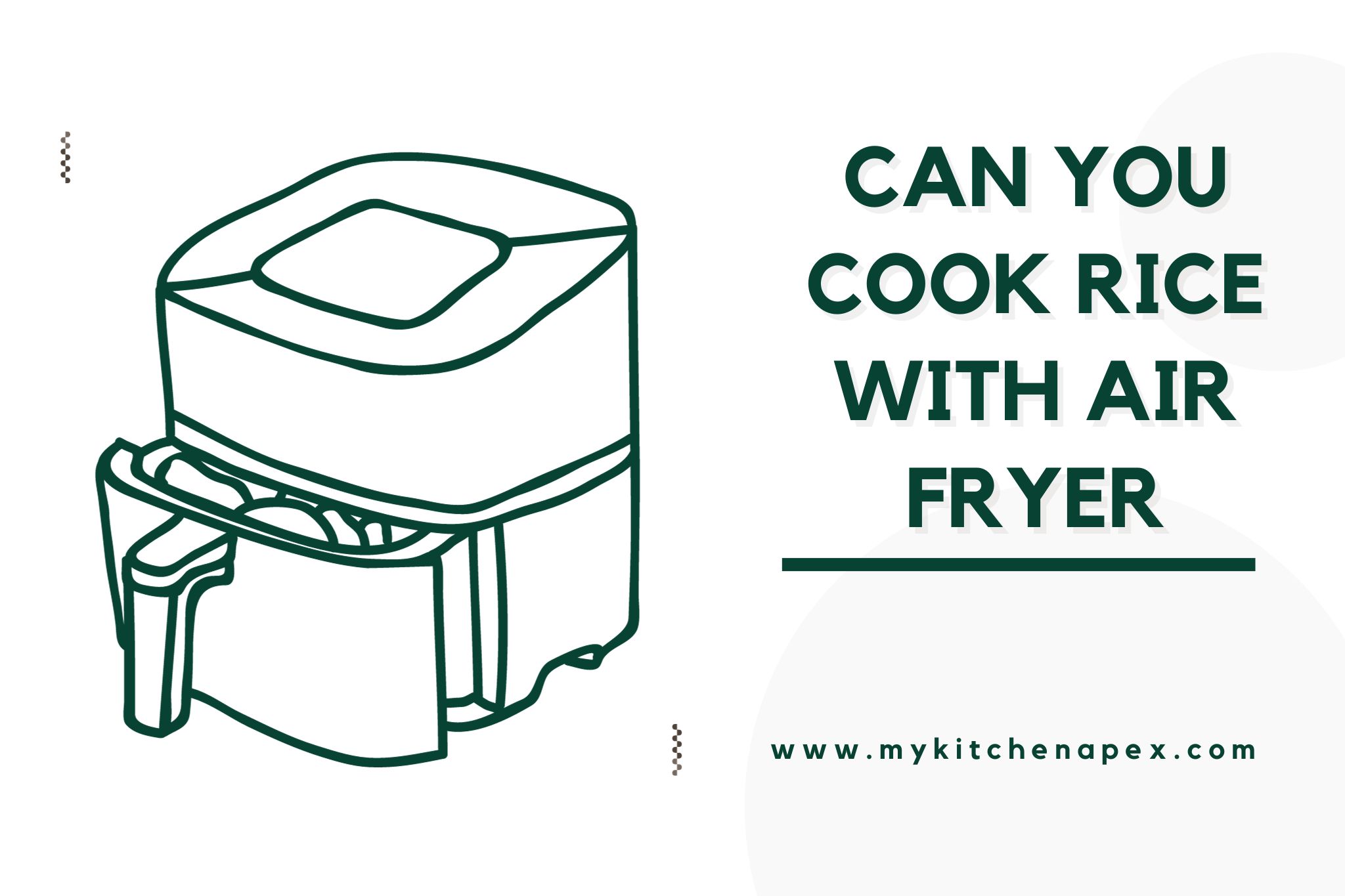 can you cook rice with air fryer