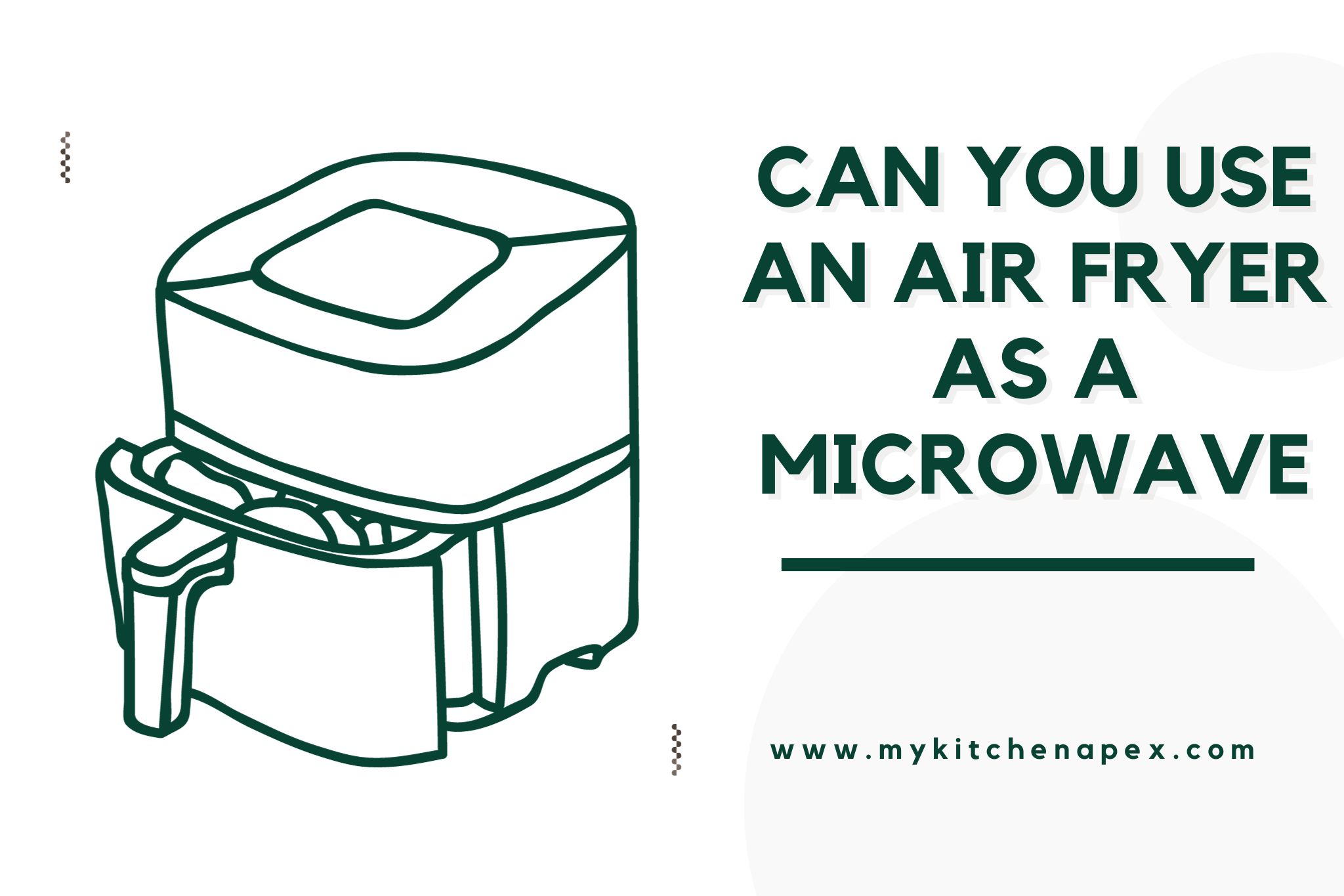 can you use an air fryer as a microwave