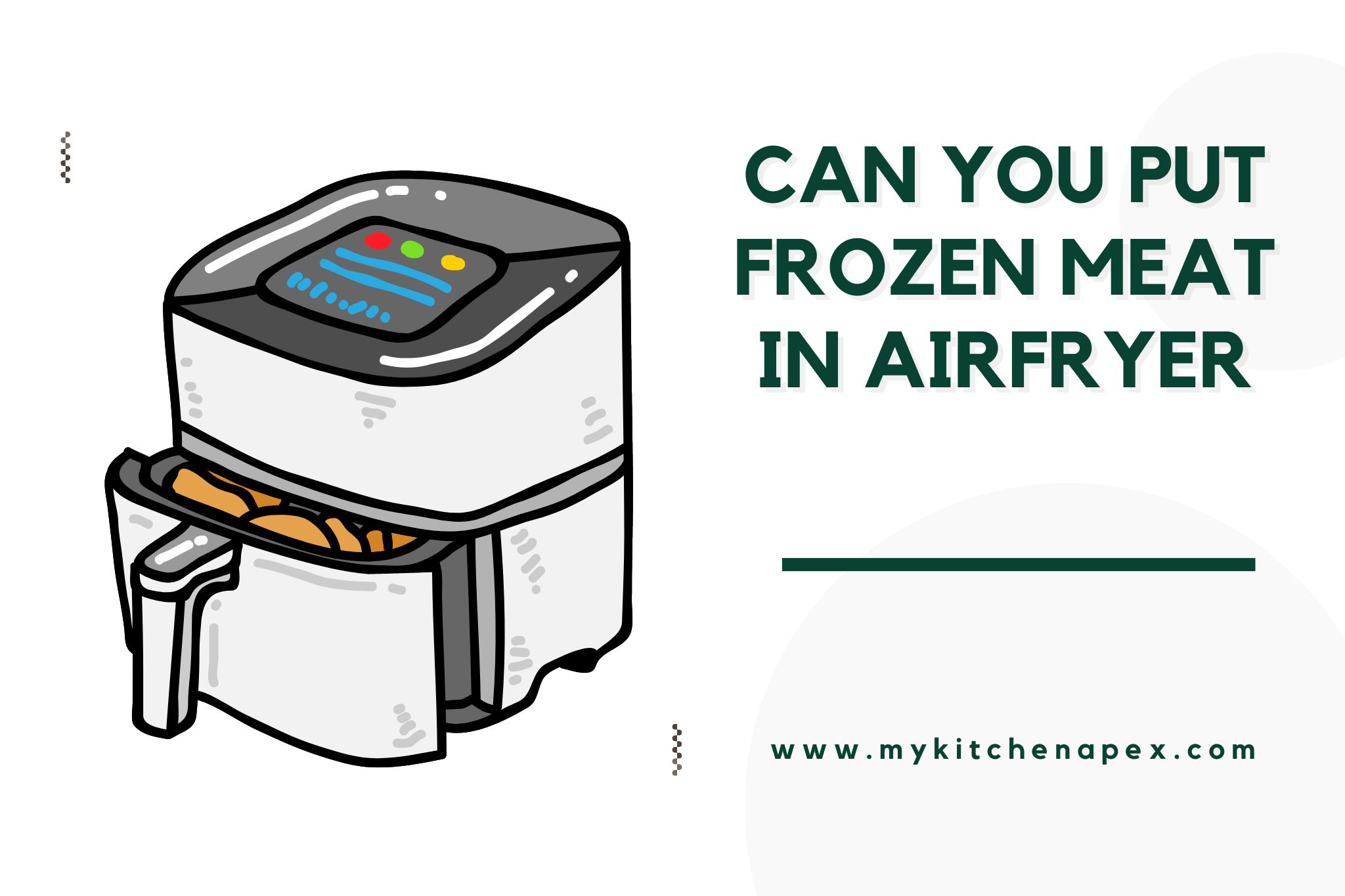 can you put frozen meat in airfryer