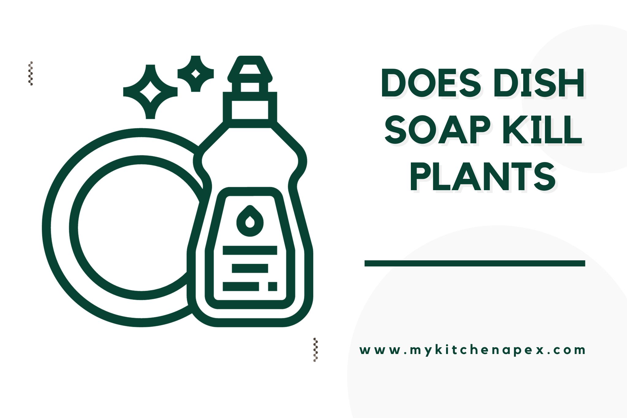 does dish soap kill plants