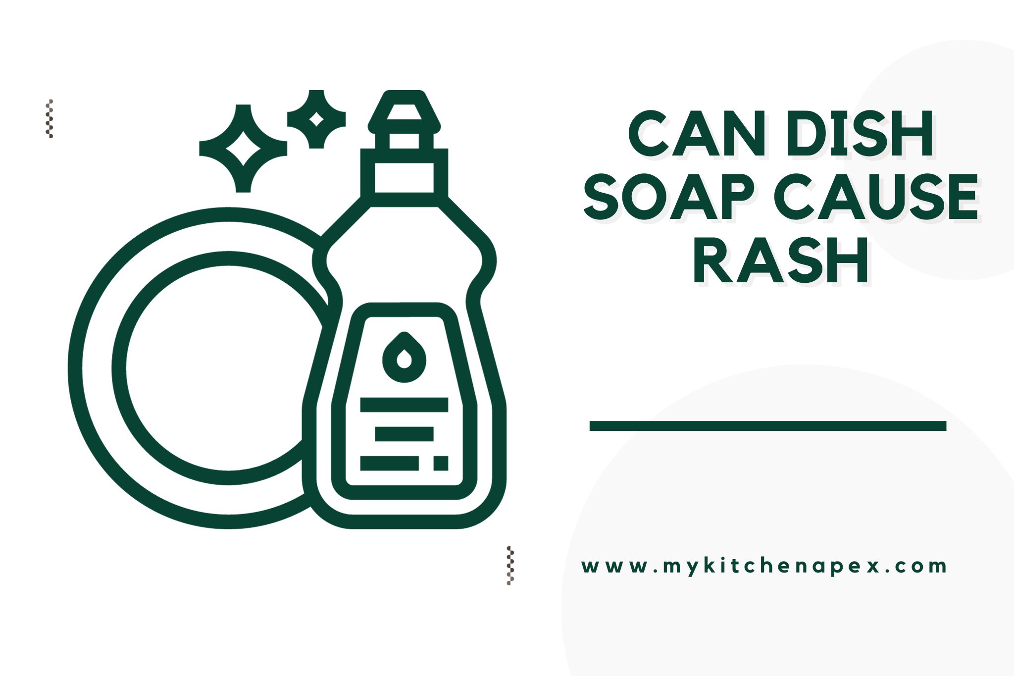 can dish soap cause rash