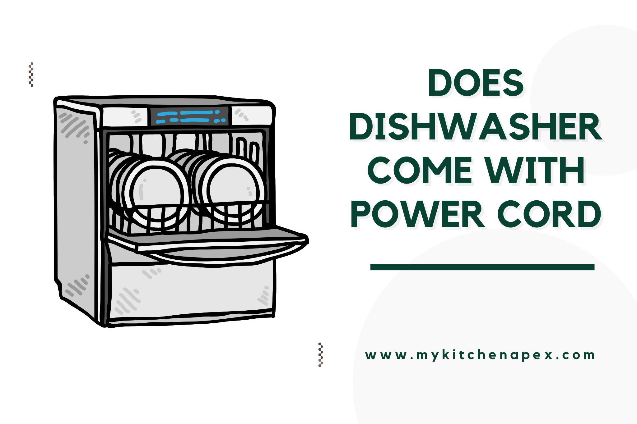 does dishwasher come with power cord