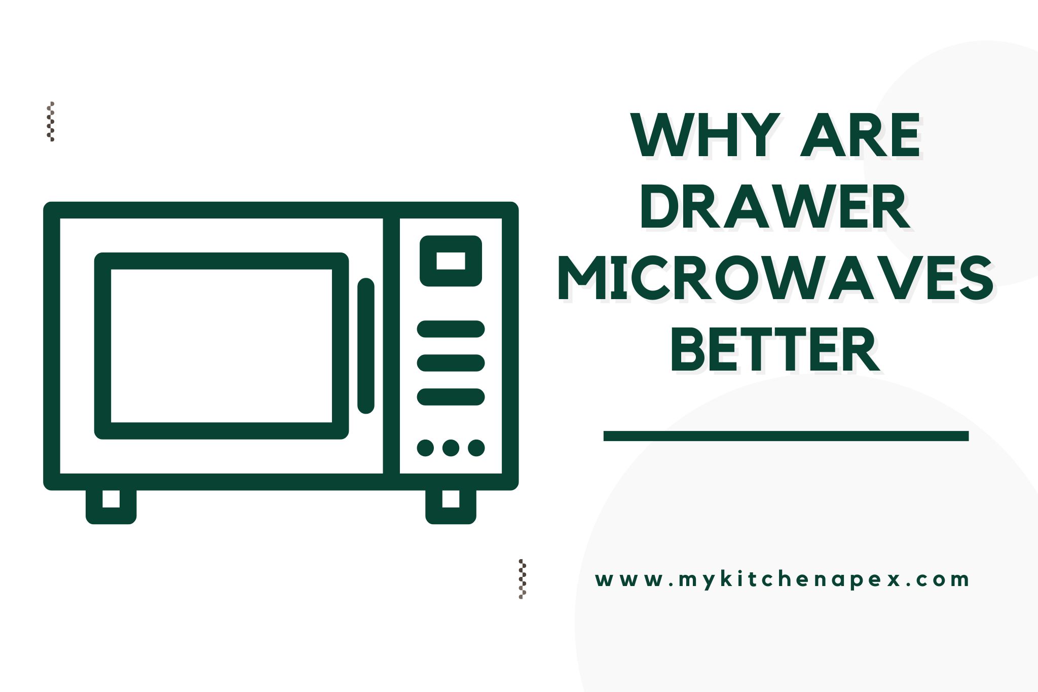 why are drawer microwaves better