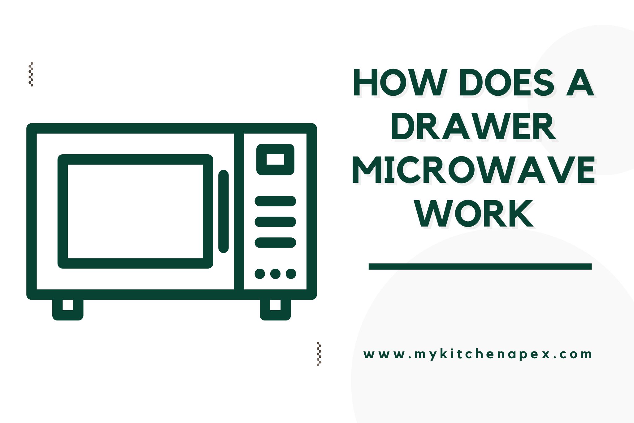 how does a drawer microwave work