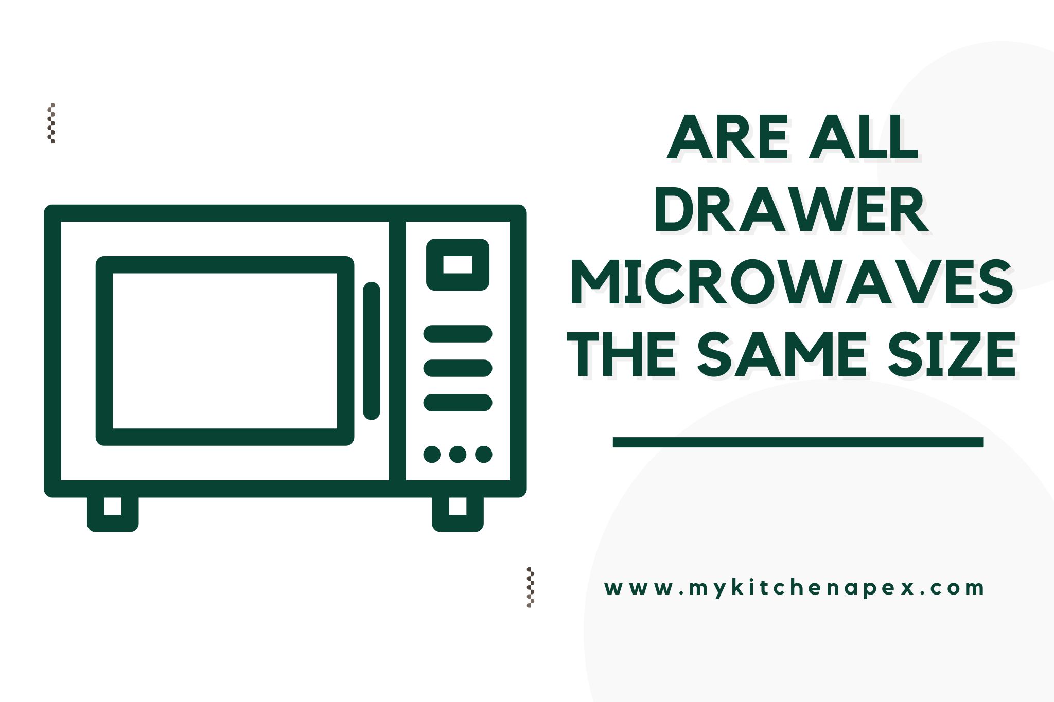 are all drawer microwaves the same size