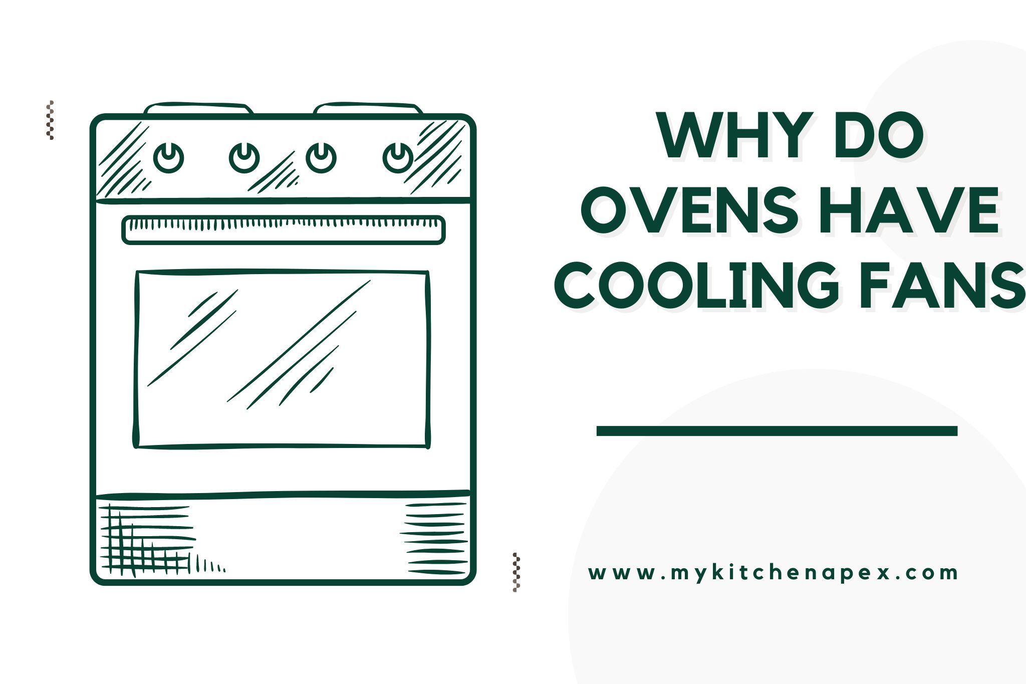 why do ovens have cooling fans