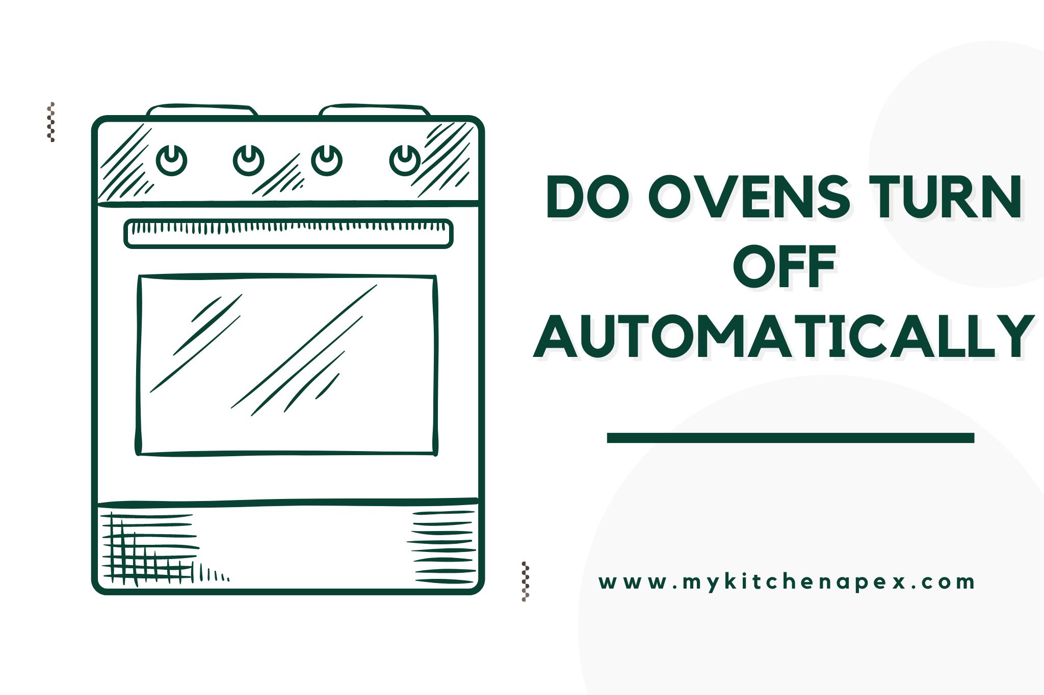 do ovens turn off automatically