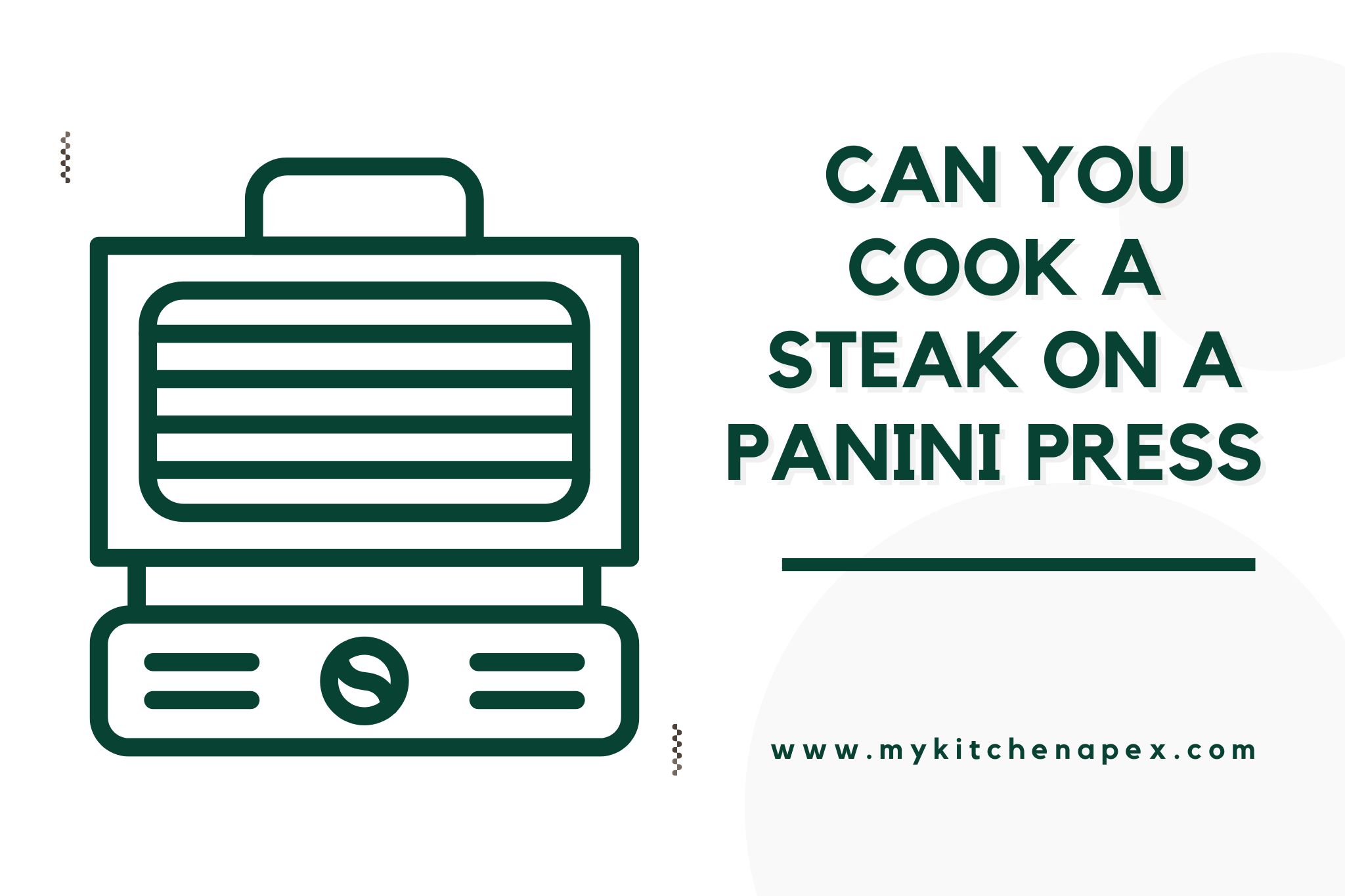 can you cook a steak on a panini press
