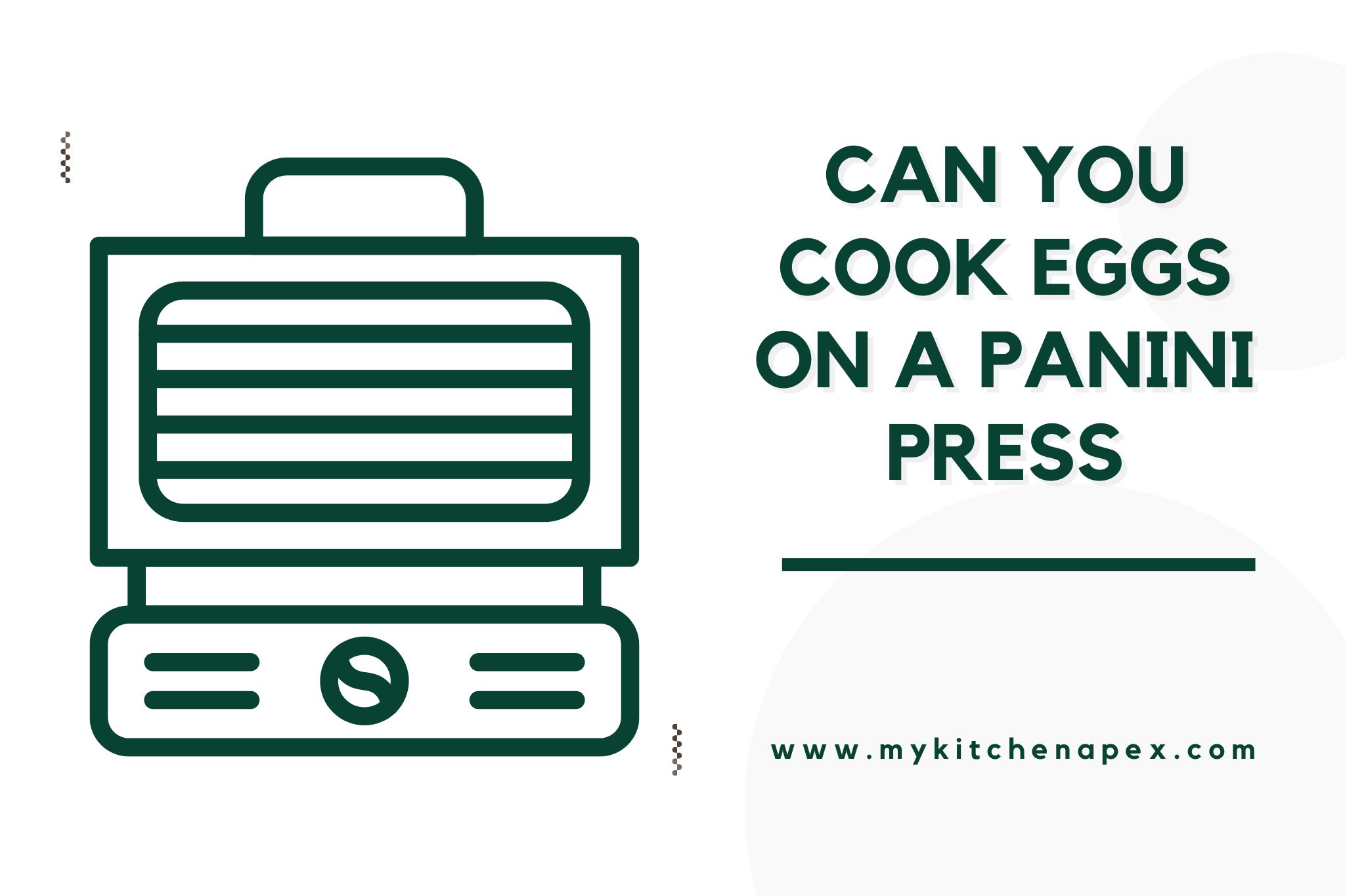 can you cook eggs on a panini press
