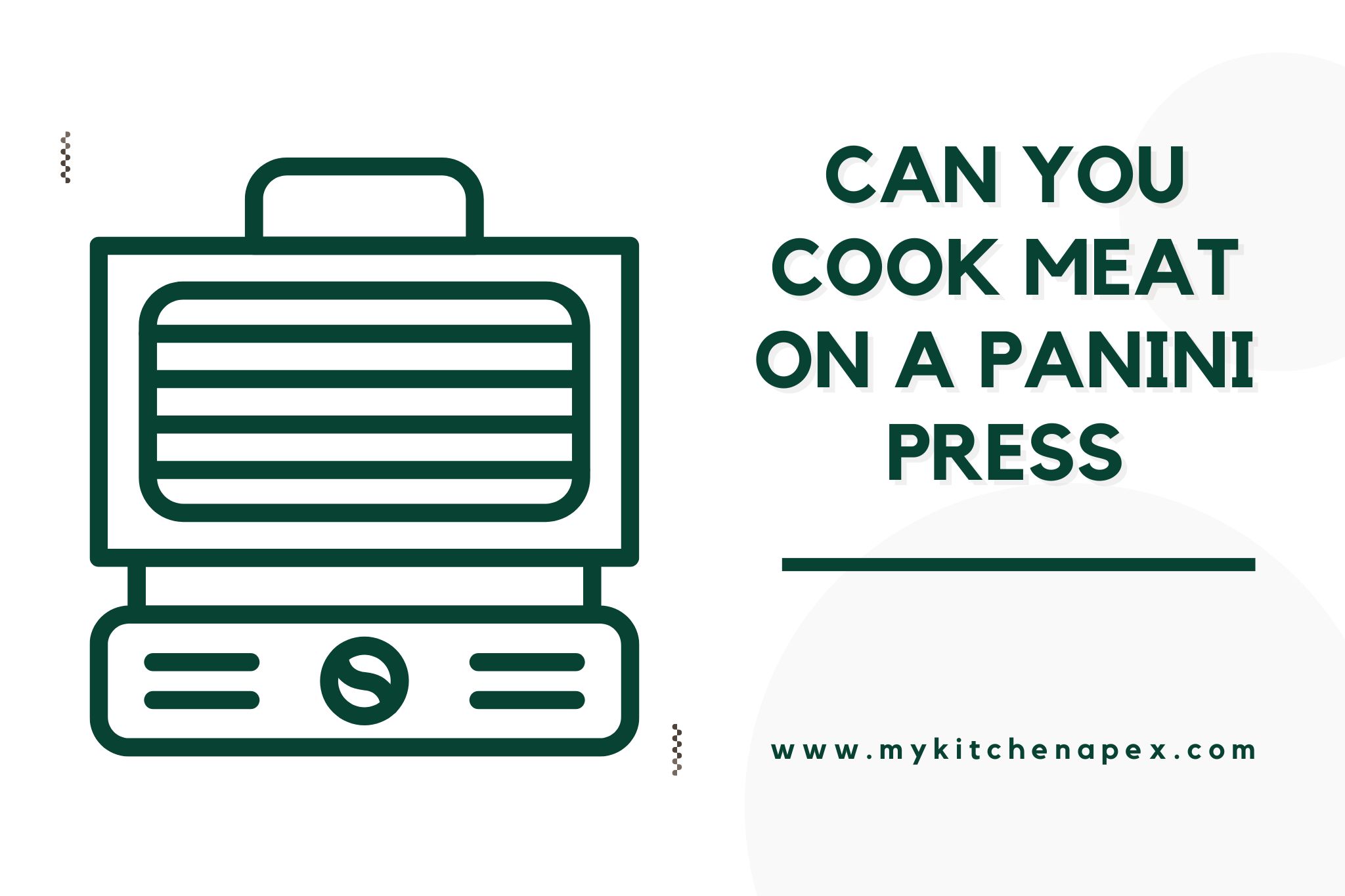 can you cook meat on a panini press