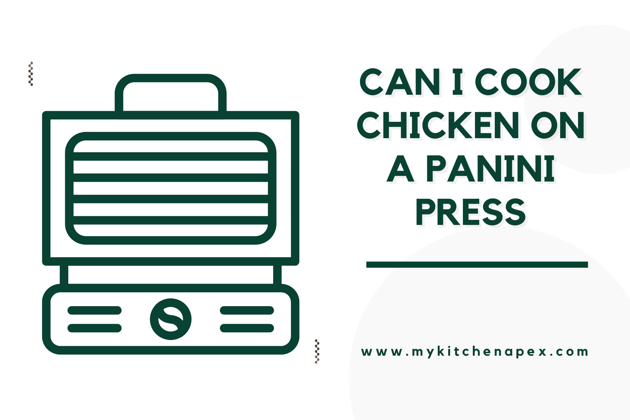 can i cook chicken on a panini press