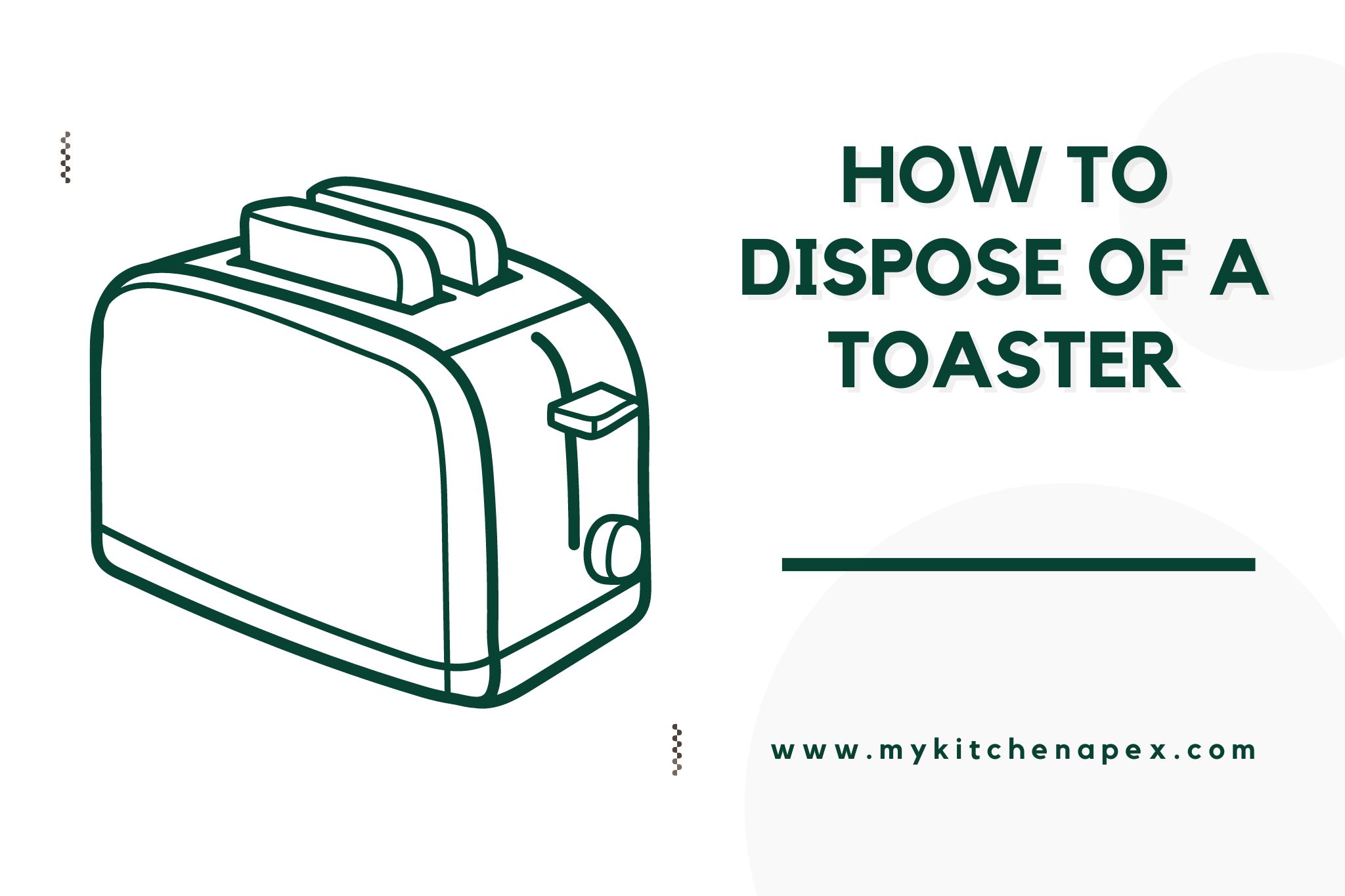 how to dispose of a toaster