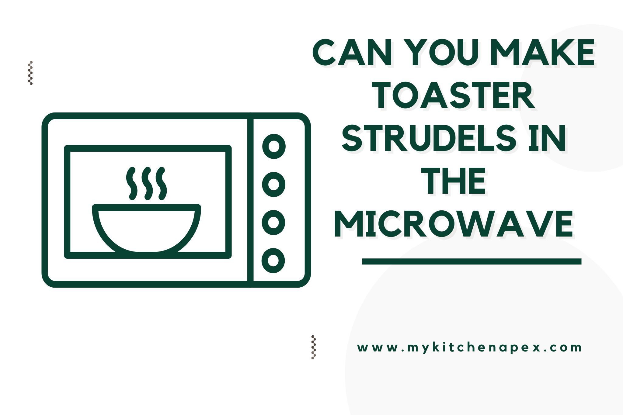 can you make toaster strudels in the microwave