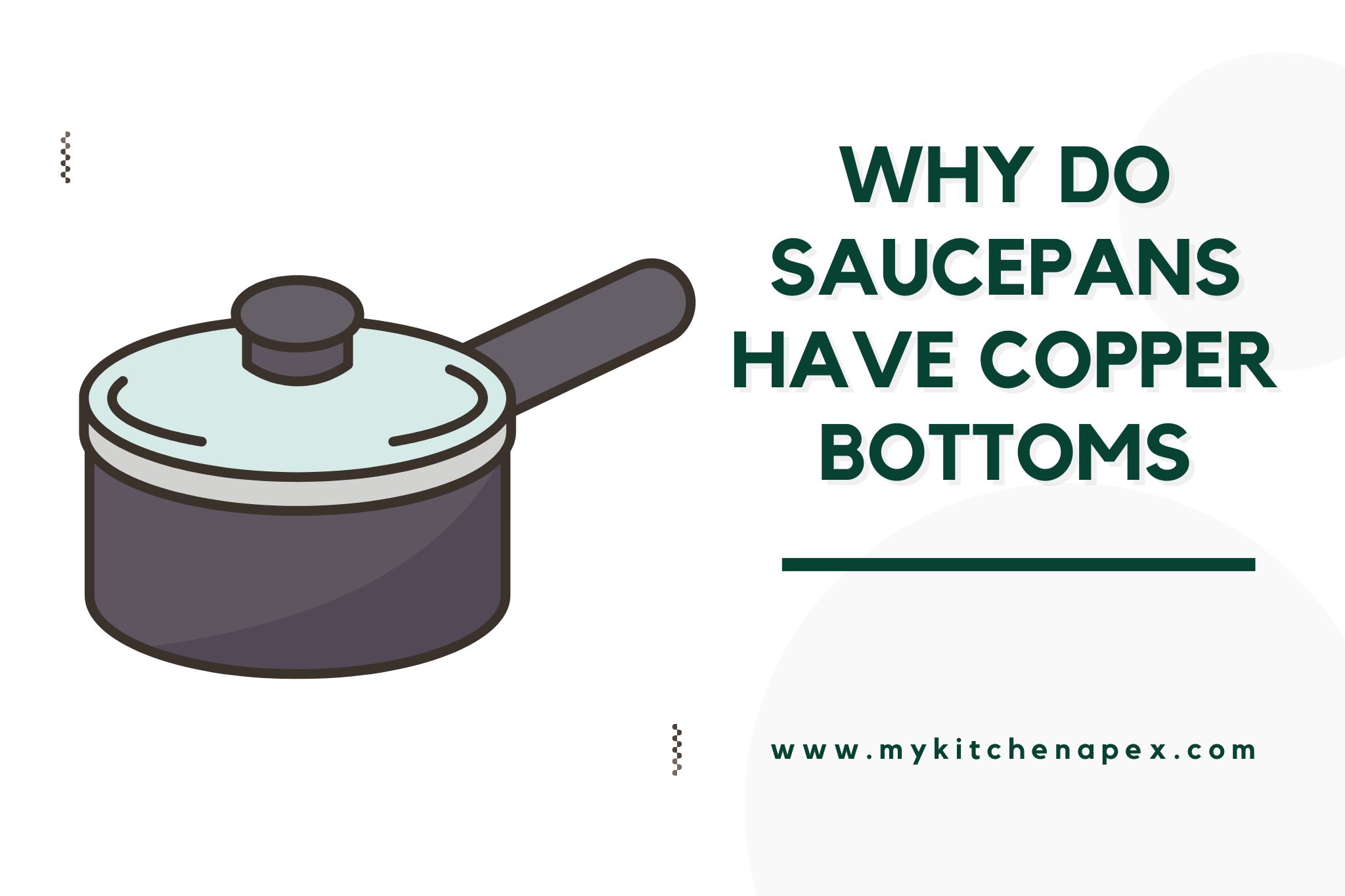 why do saucepans have copper bottoms