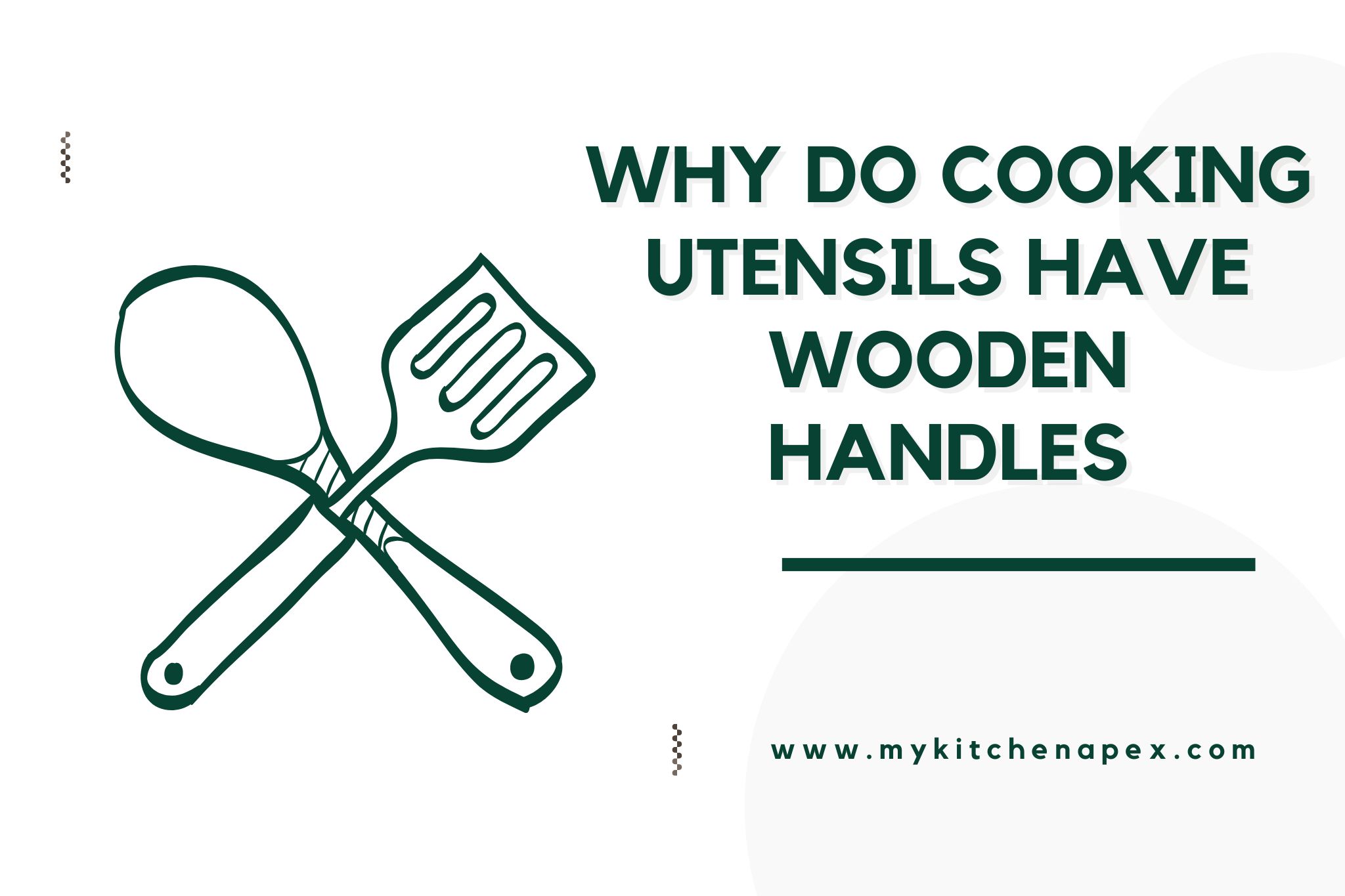 why do cooking utensils have wooden handles