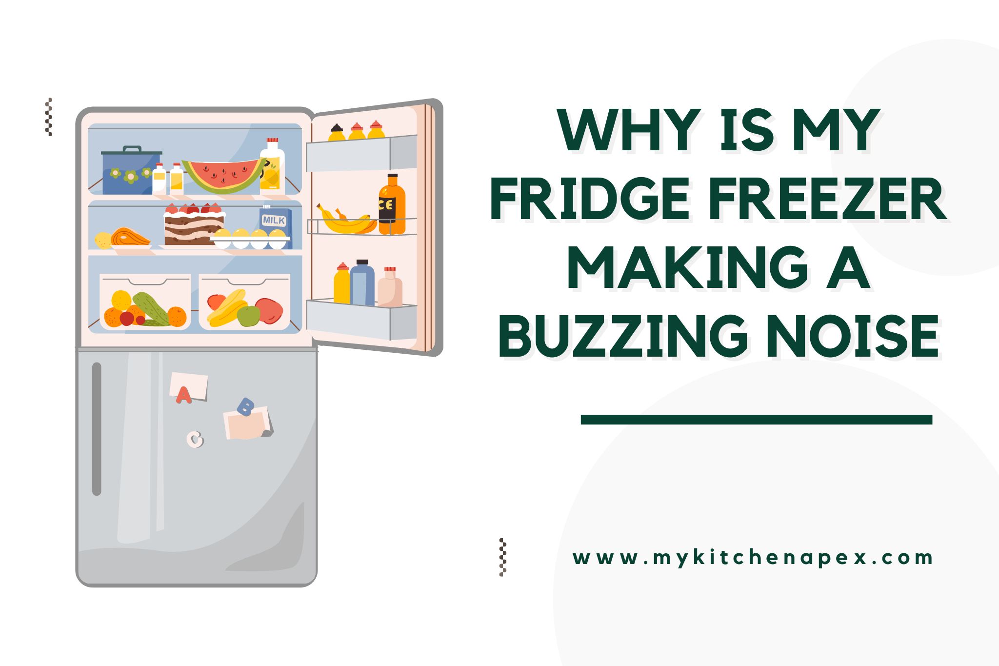 why is my fridge freezer making a buzzing noise
