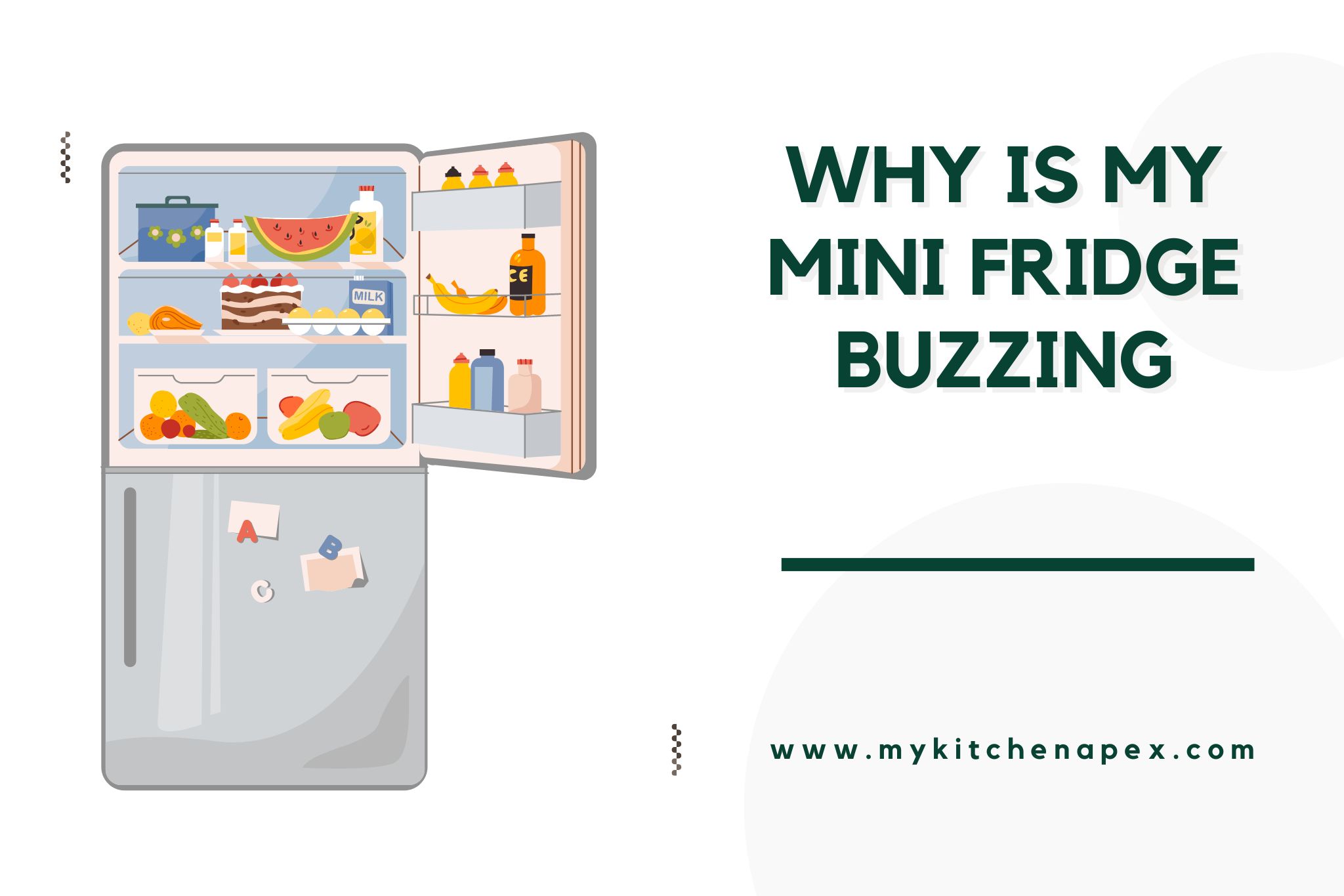 why is my mini fridge buzzing