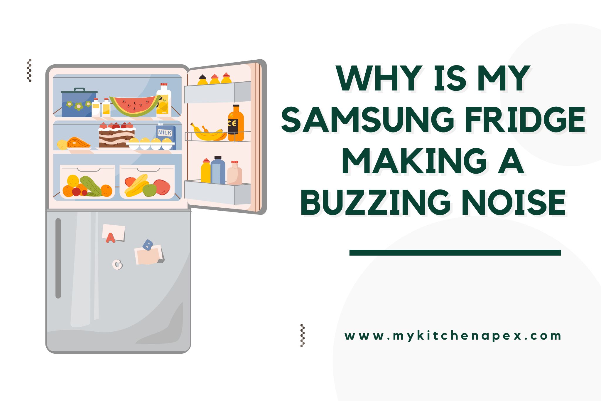 why is my samsung fridge making a buzzing noise