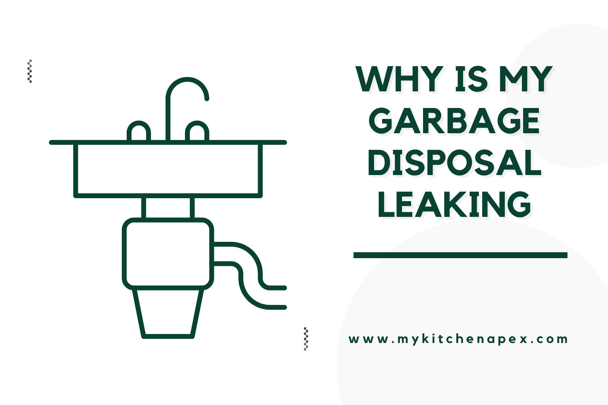 why is my garbage disposal leaking