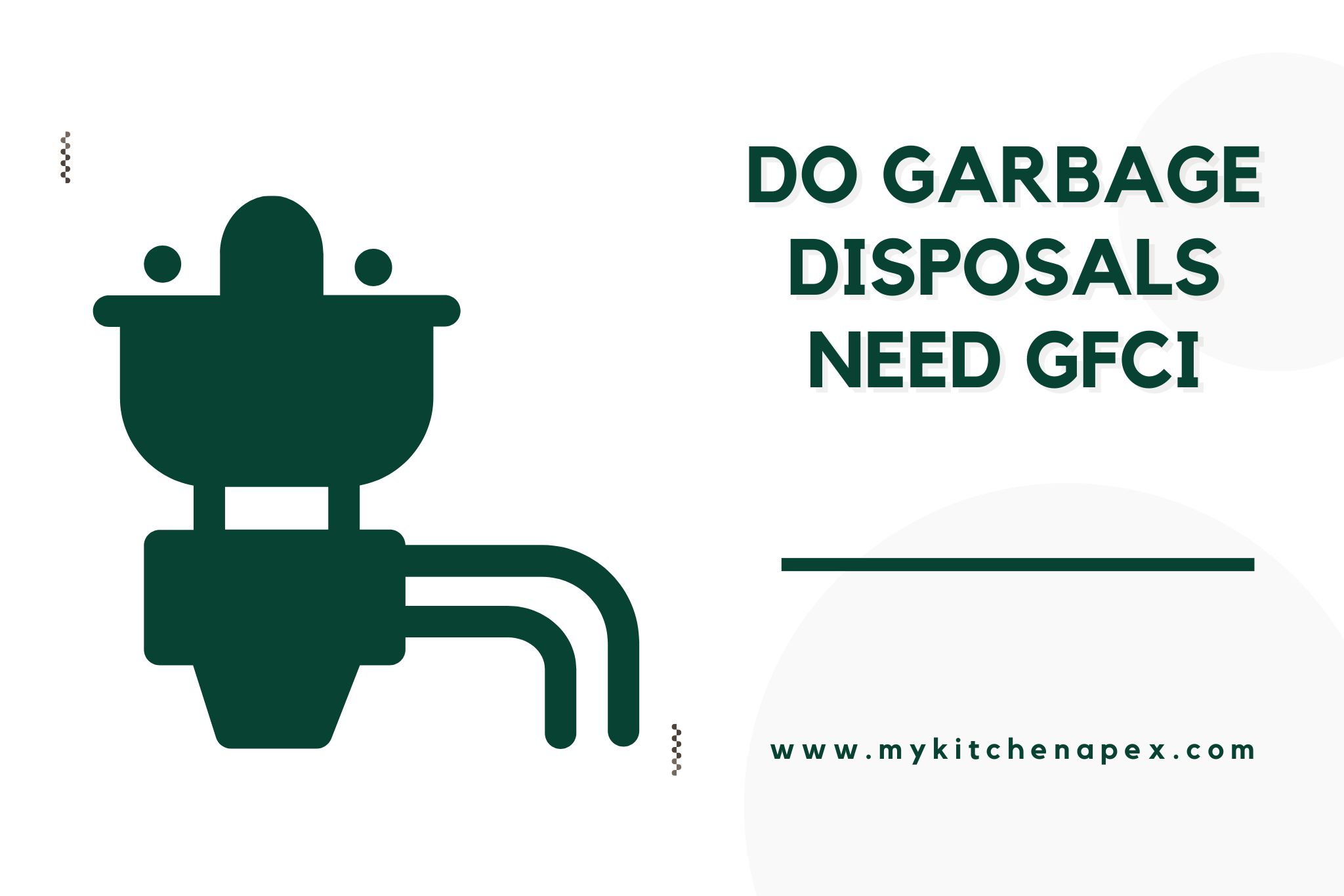 do garbage disposals need gfci