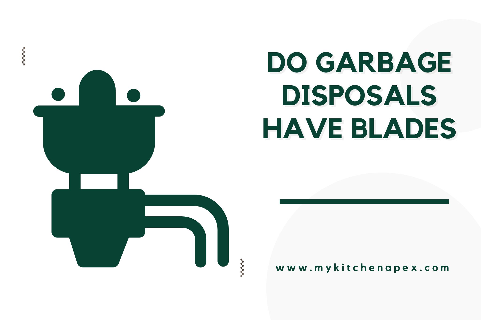 do garbage disposals have blades