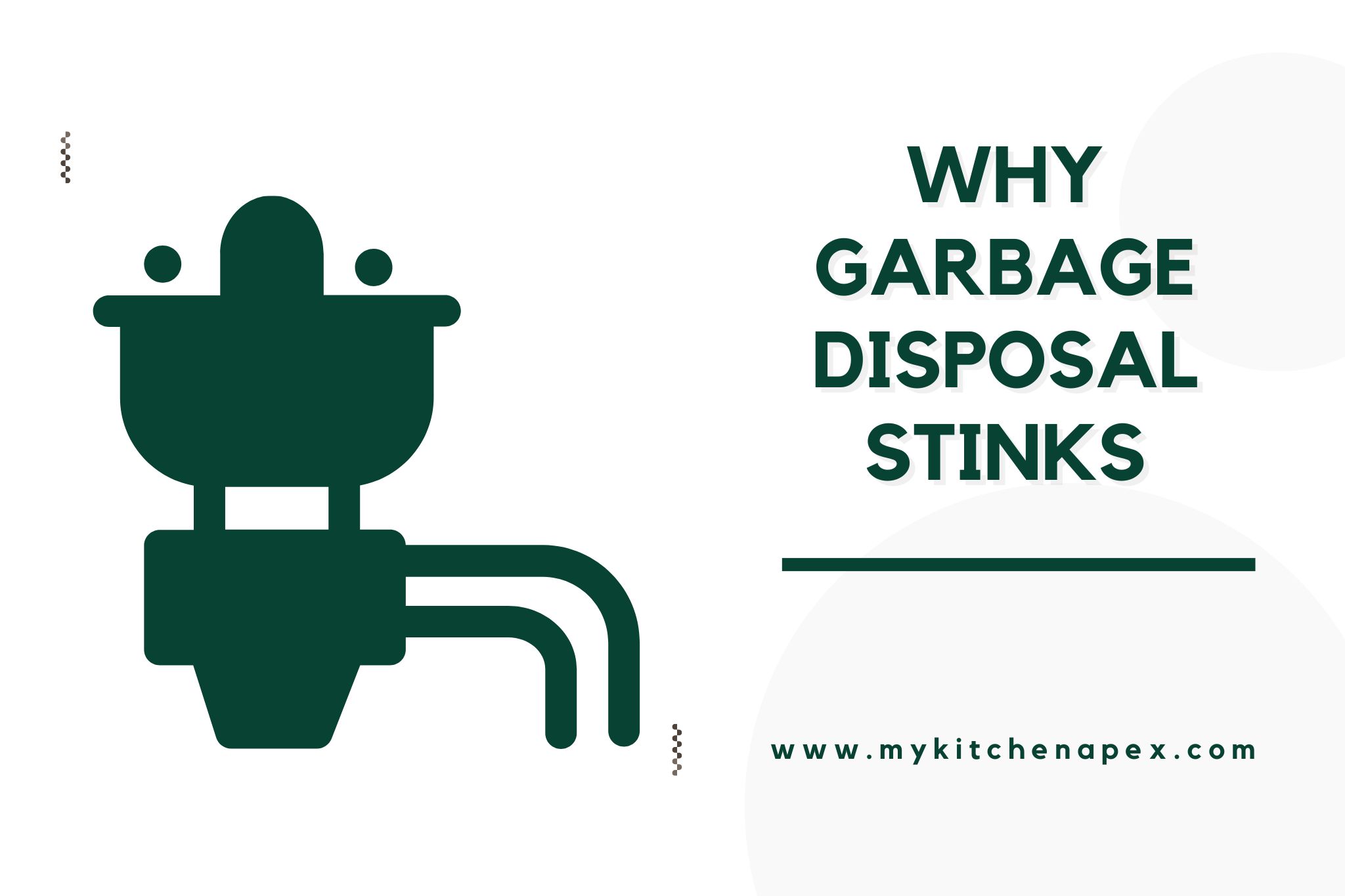 why garbage disposal stinks