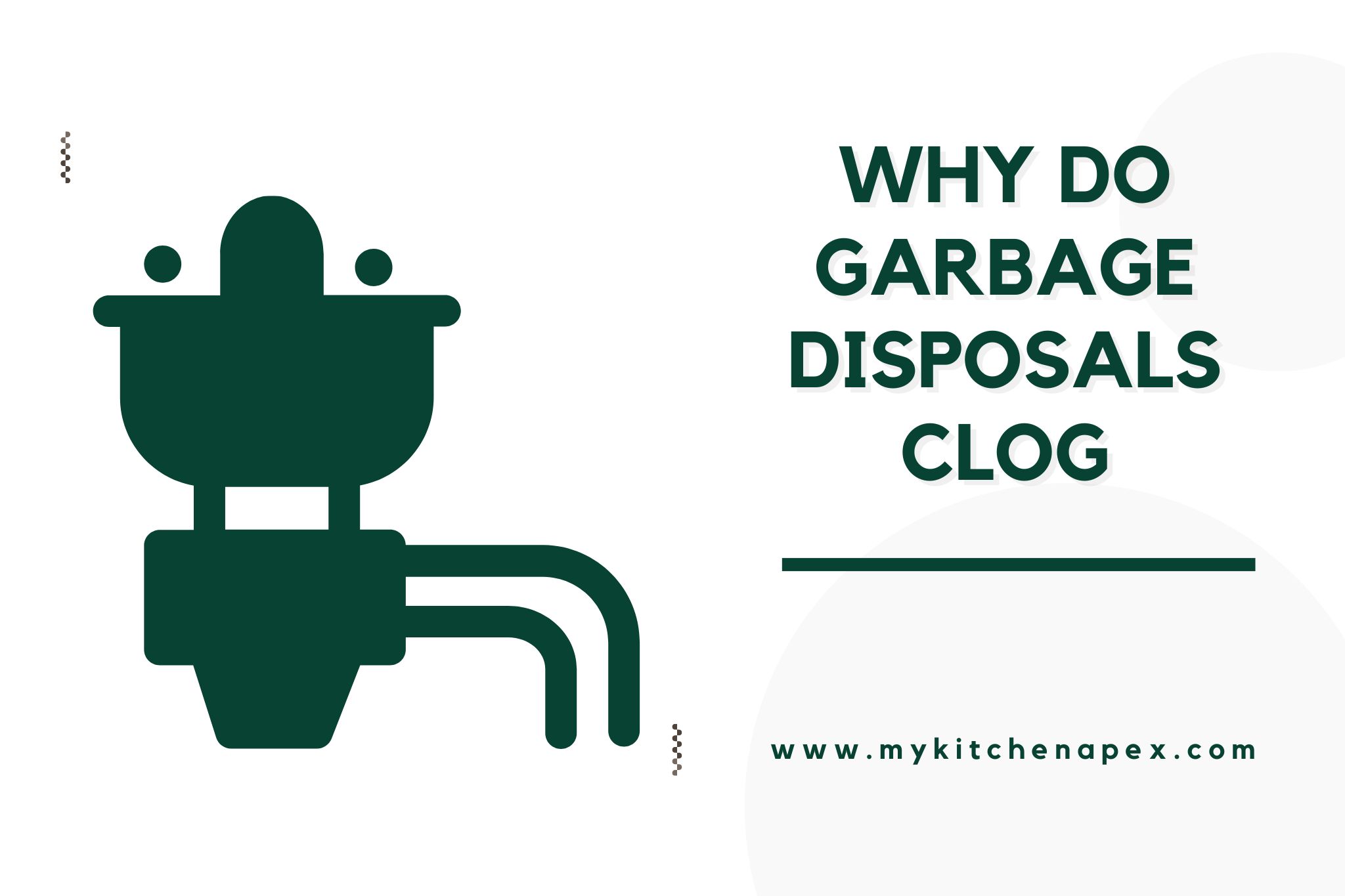 why do garbage disposals clog