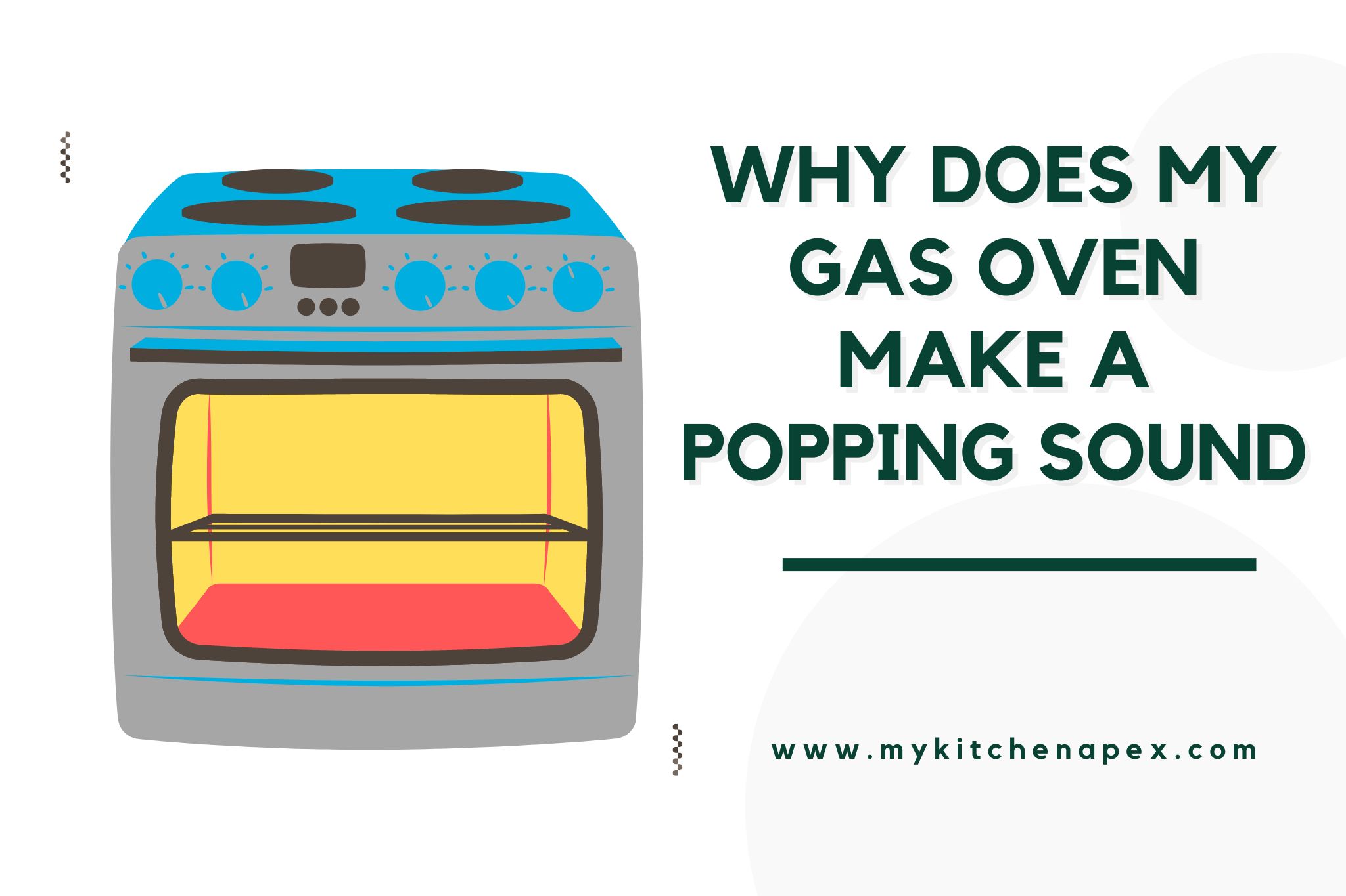 why does my gas oven make a popping sound
