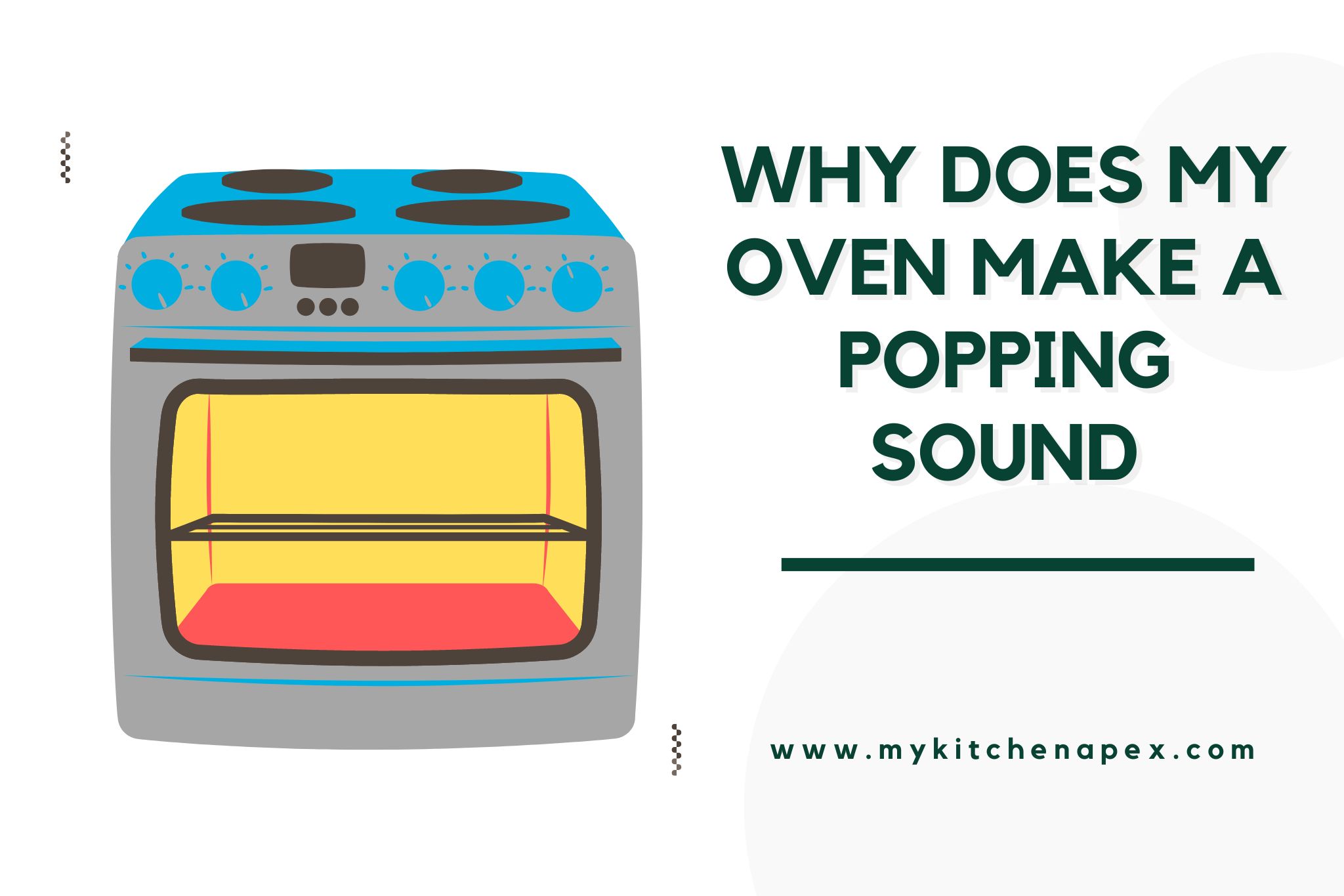 why does my oven make a popping sound