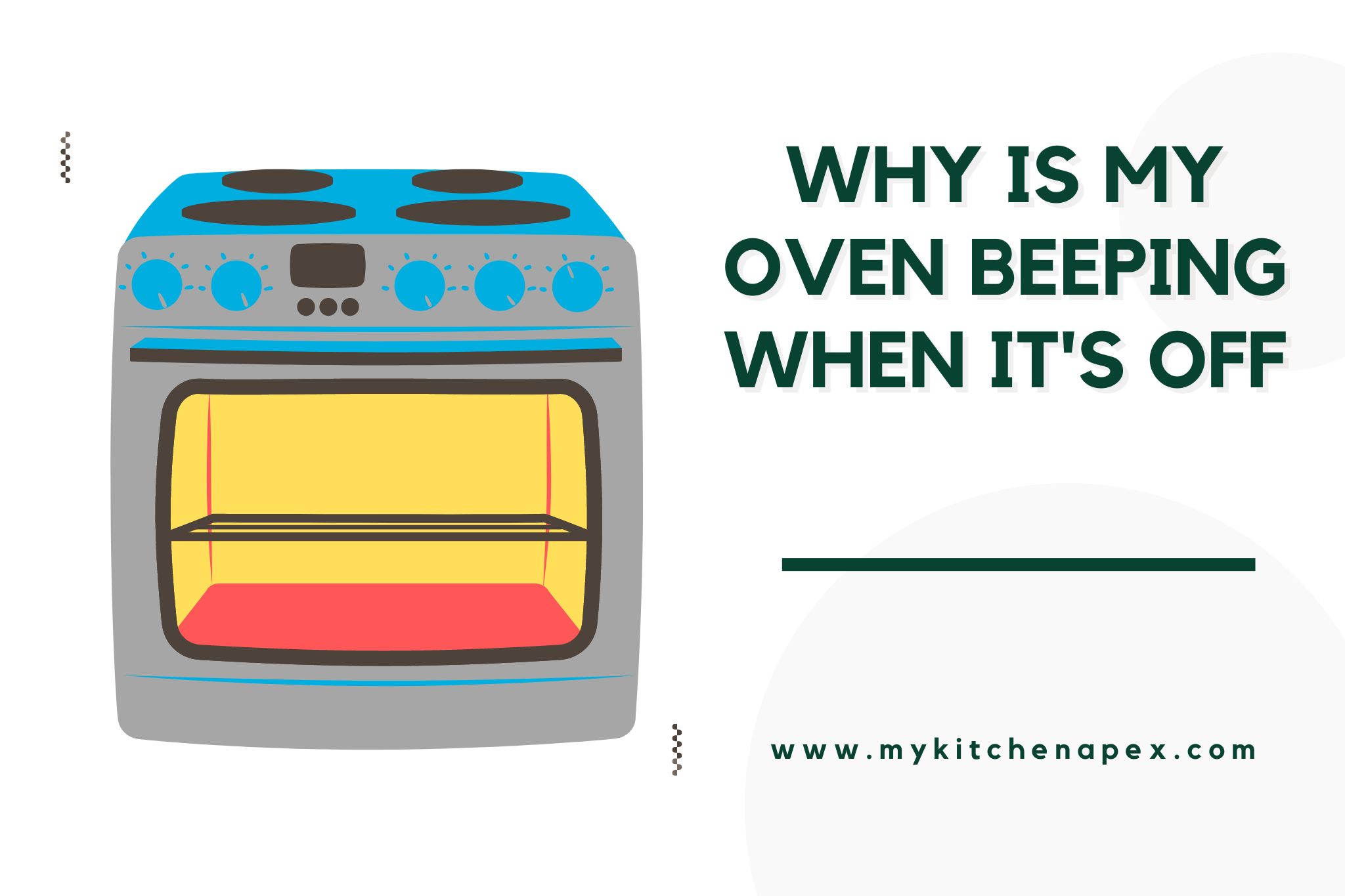 why is my oven beeping when it's off