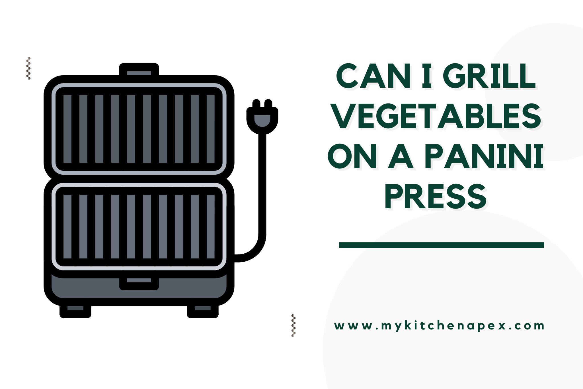 can i grill vegetables on a panini press