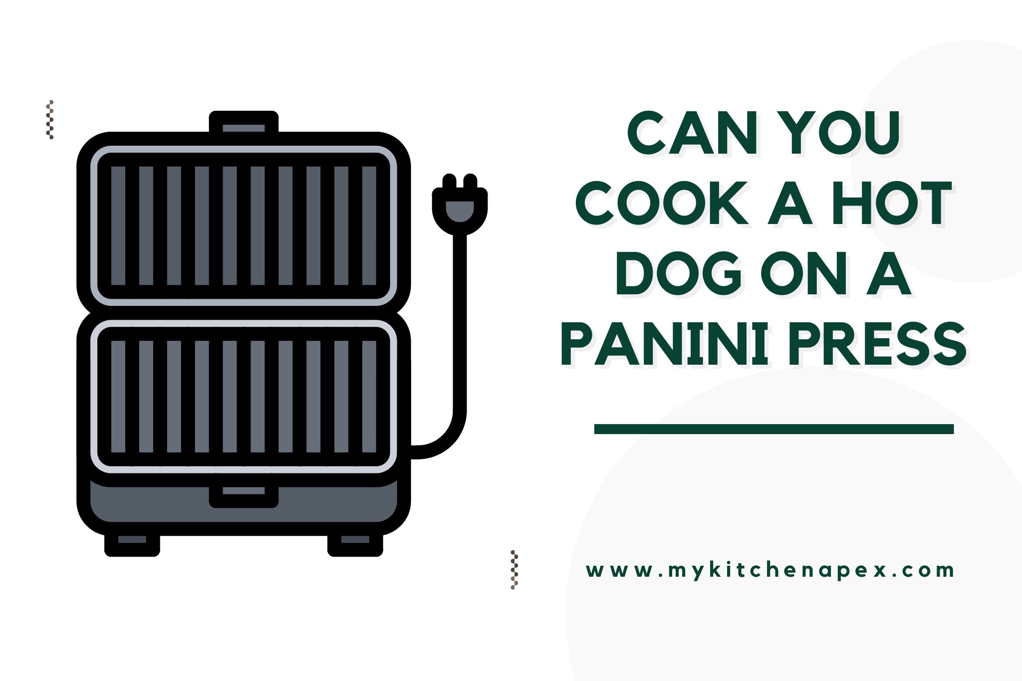 can you cook a hot dog on a panini press
