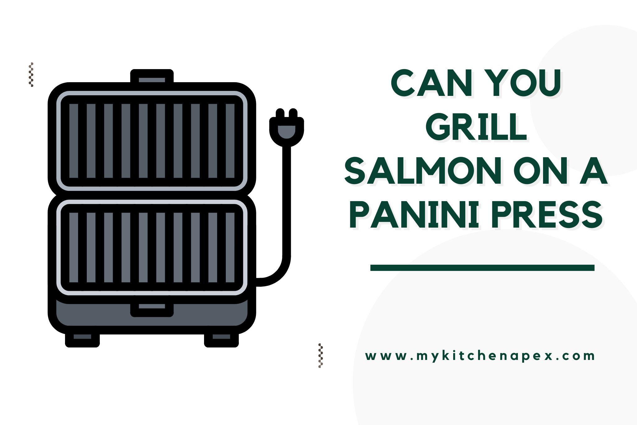 can you grill salmon on a panini press