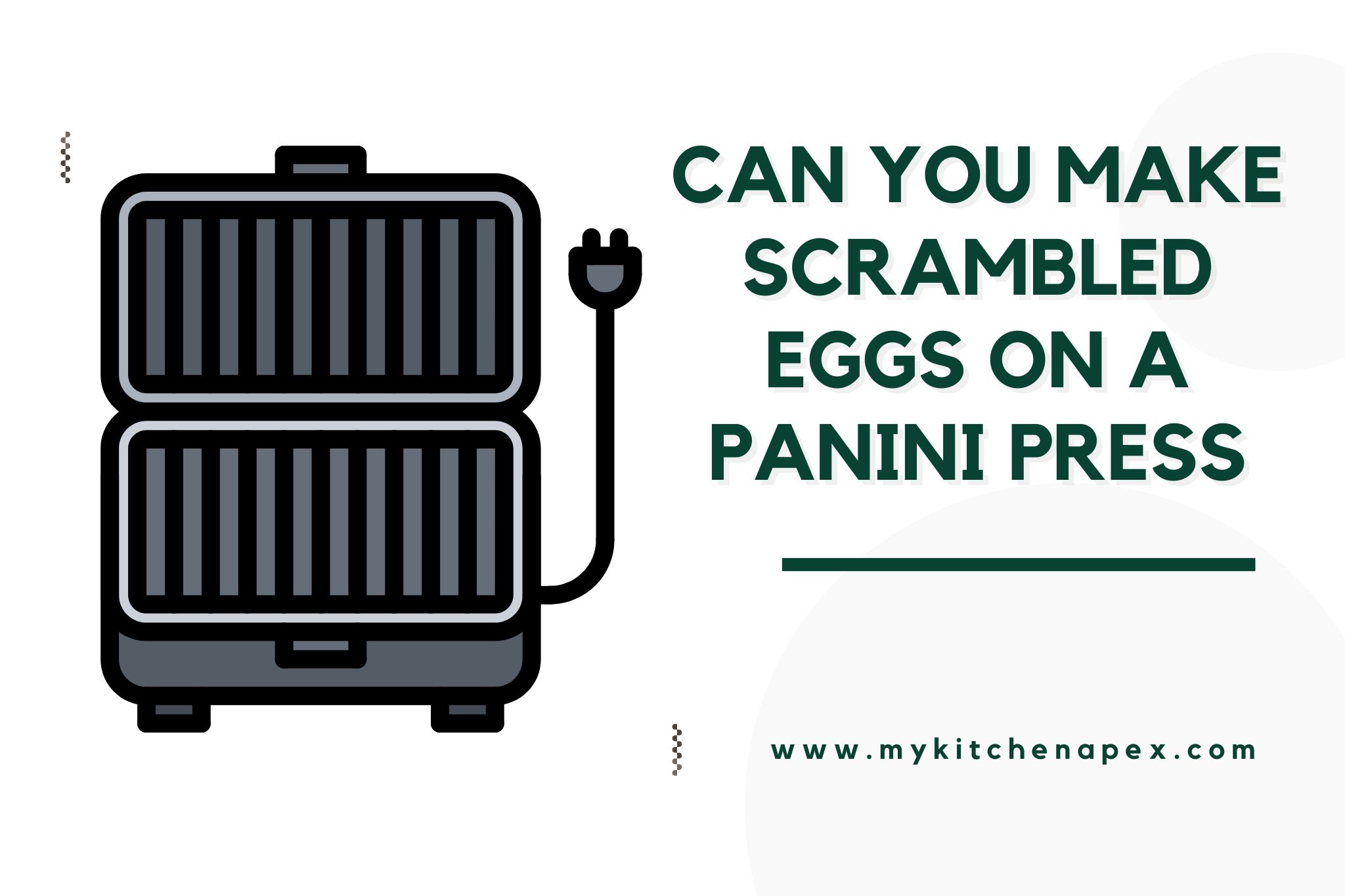 can you make scrambled eggs on a panini press