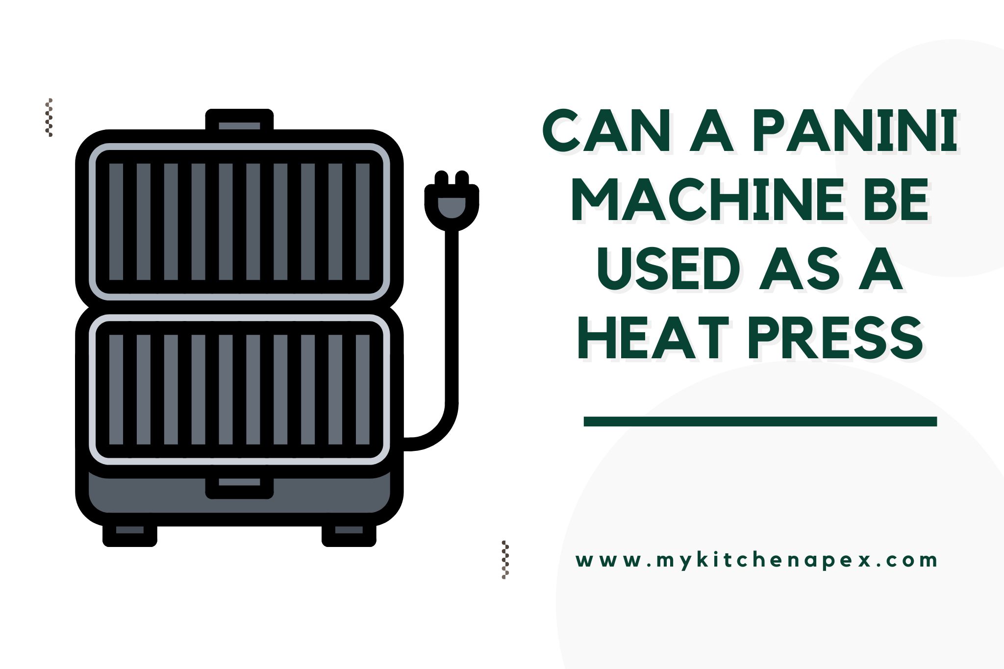 can a panini machine be used as a heat press