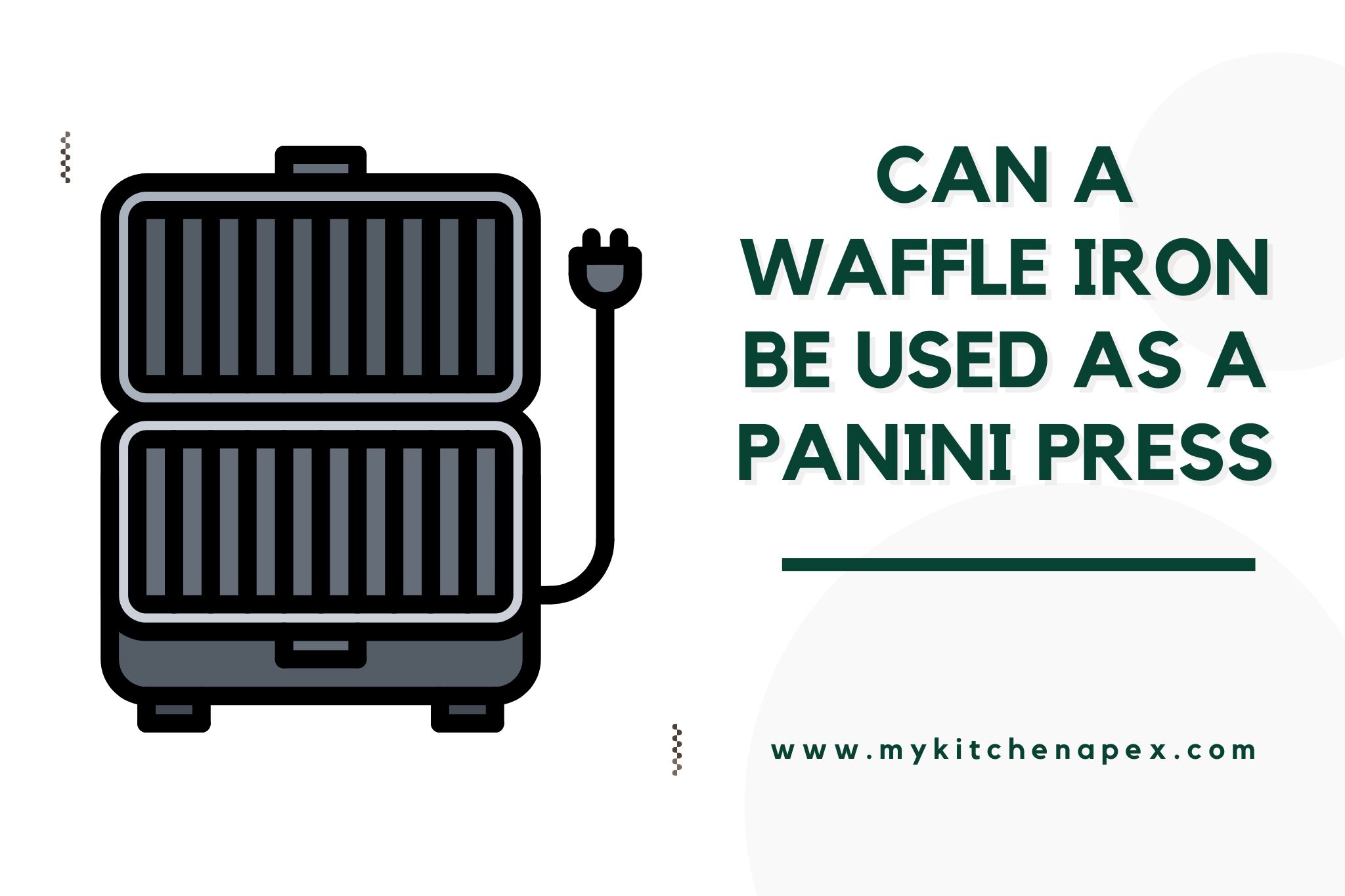 can a waffle iron be used as a panini press