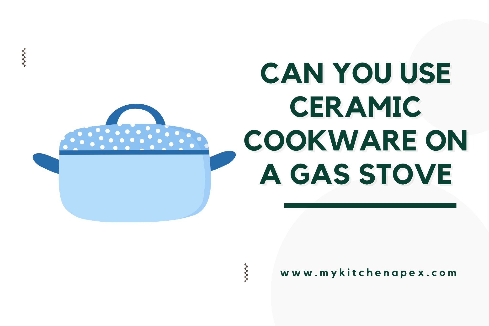 can you use ceramic cookware on a gas stove