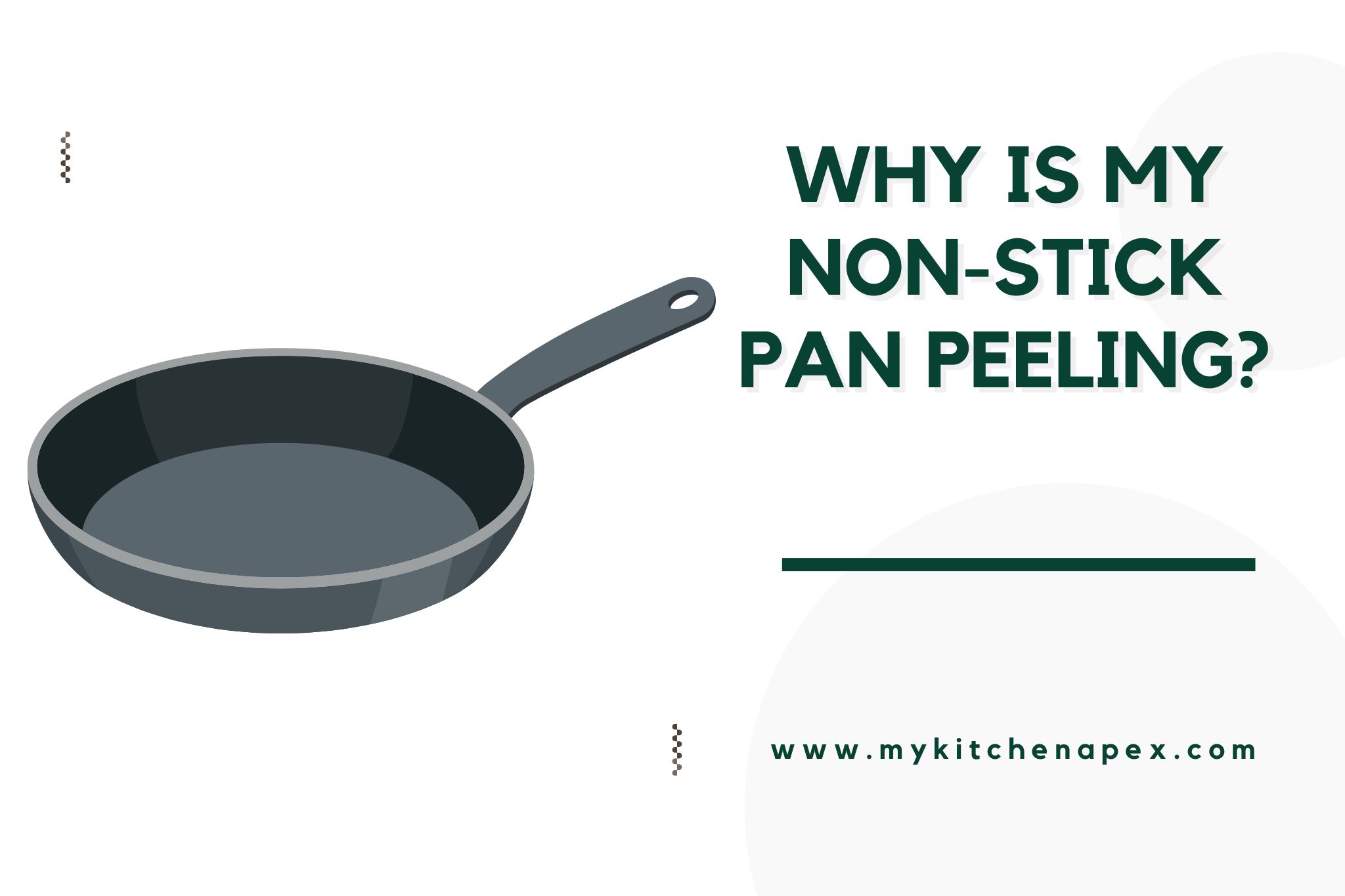 Why is my non-stick pan peeling?